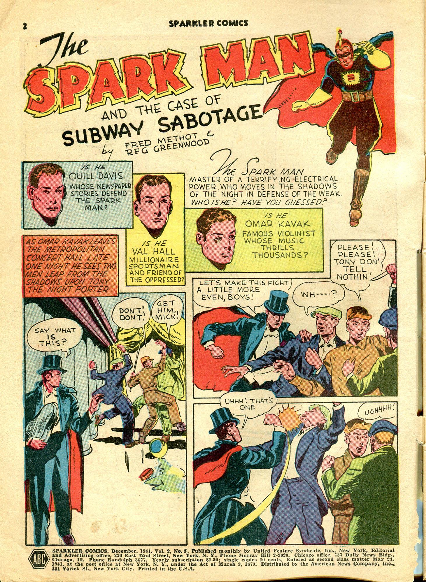 Read online Sparkler Comics comic -  Issue #5 - 3