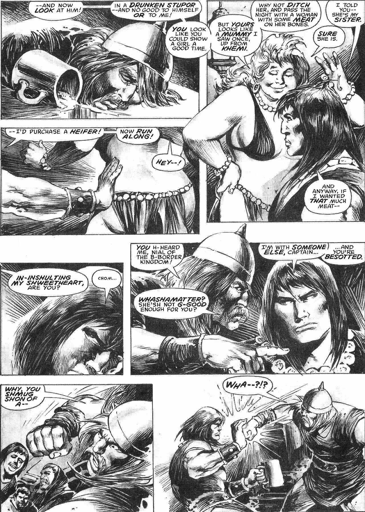 Read online The Savage Sword Of Conan comic -  Issue #208 - 33