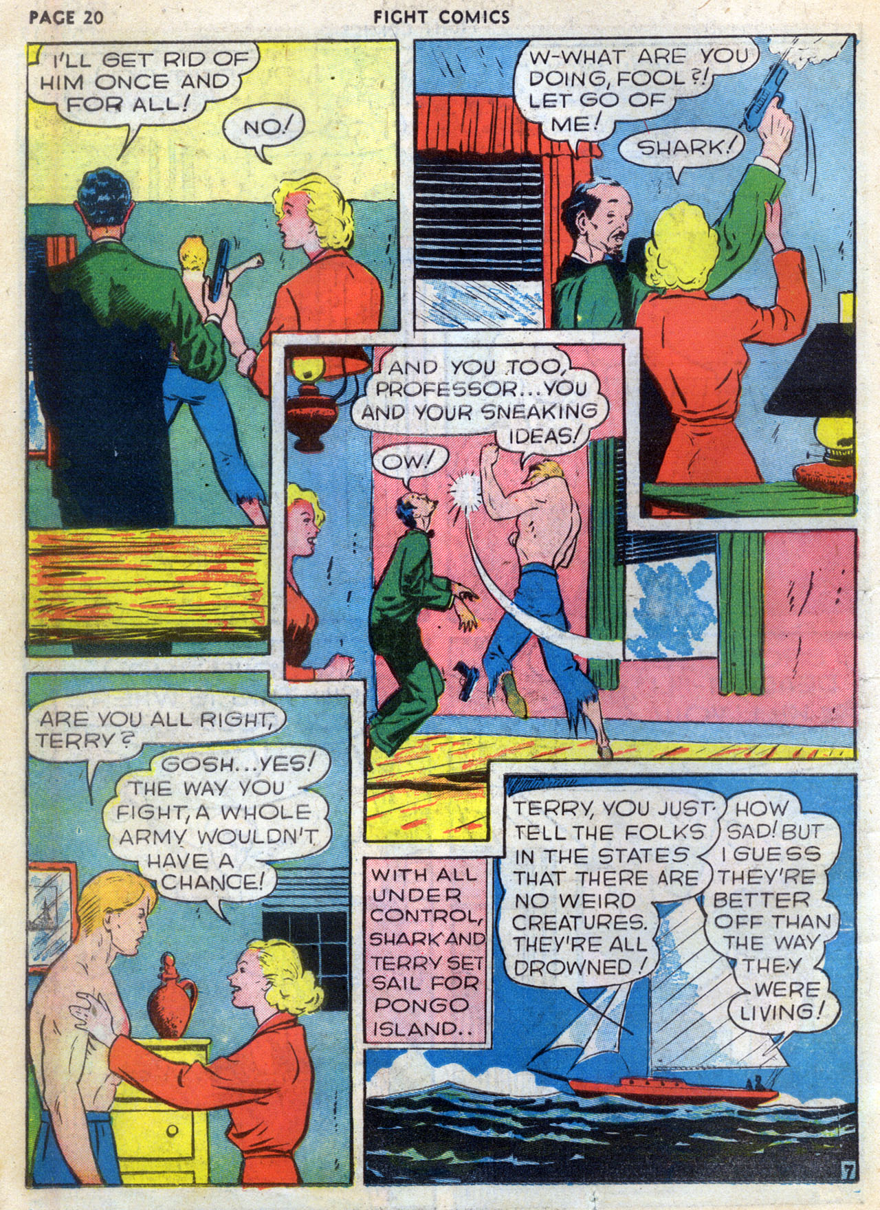 Read online Fight Comics comic -  Issue #9 - 22