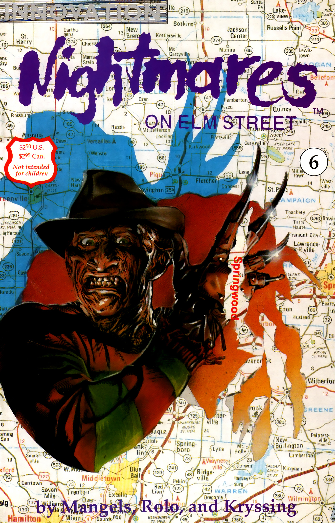 Read online Nightmares On Elm Street comic -  Issue #6 - 1