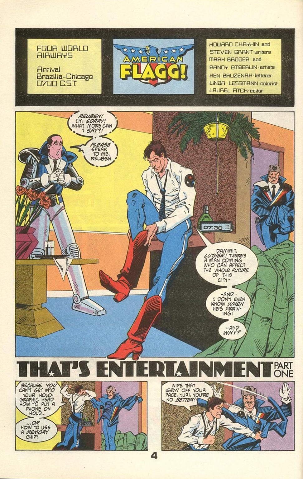Read online American Flagg! comic -  Issue #31 - 6