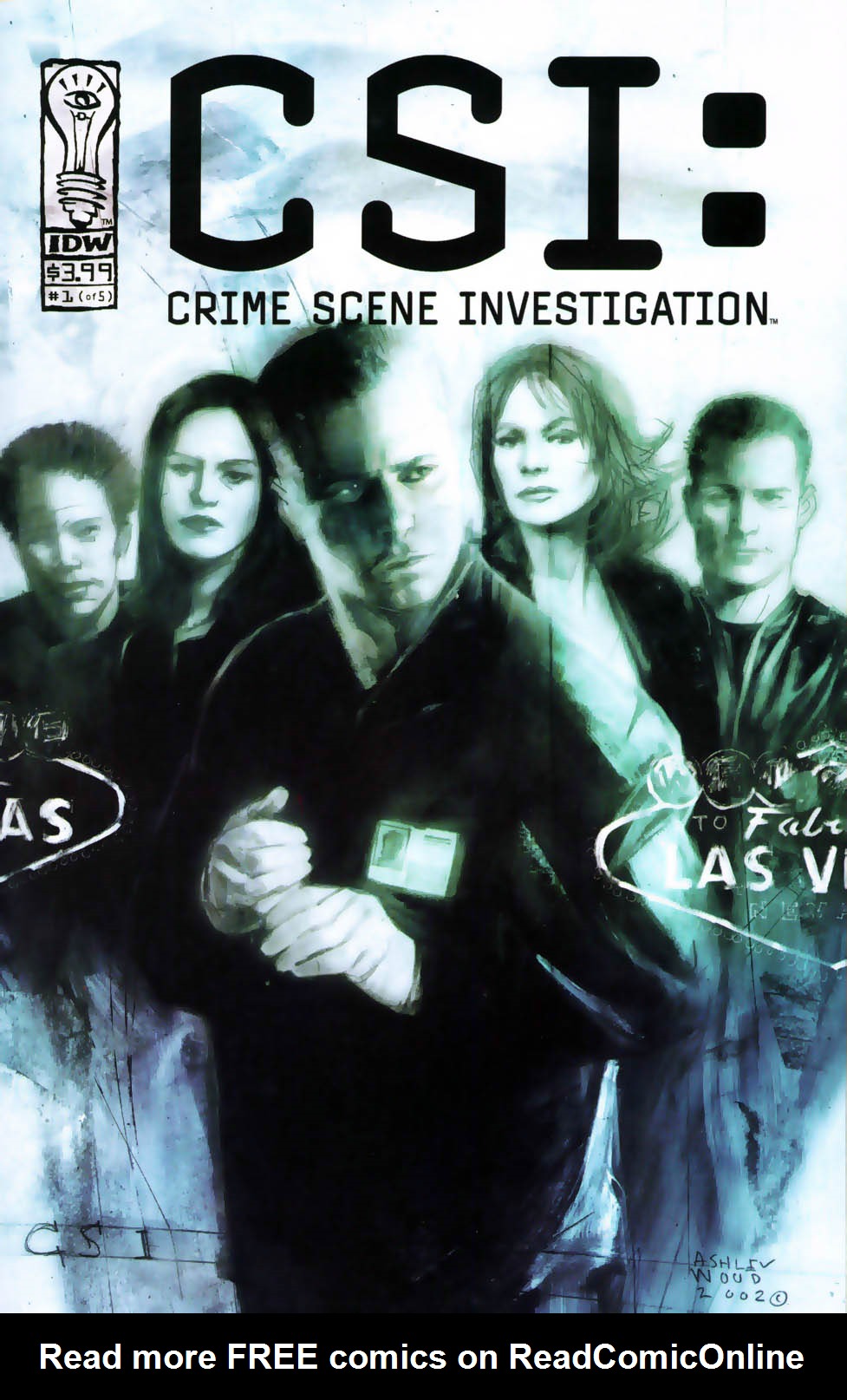 Read online CSI: Crime Scene Investigation comic -  Issue #1 - 1