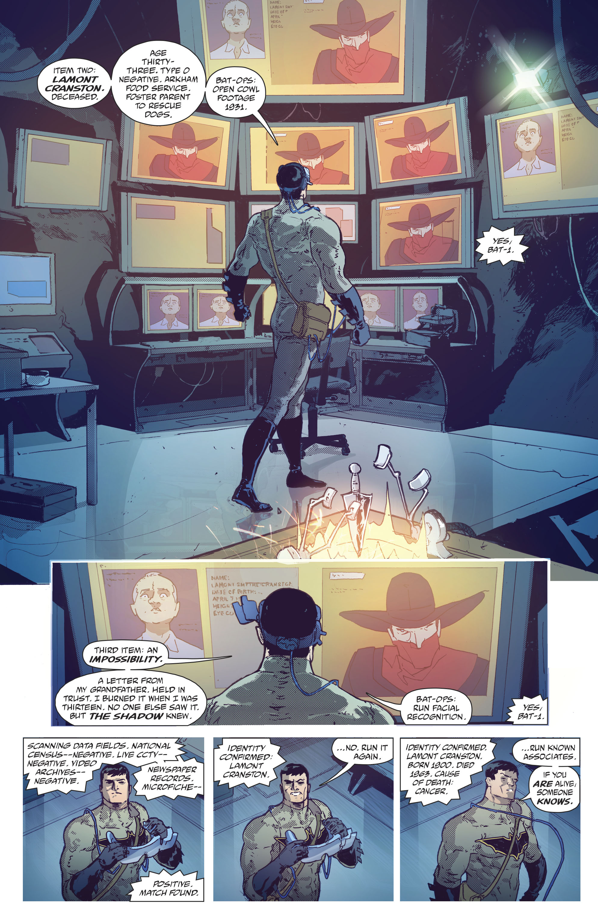 Read online Batman/Shadow comic -  Issue #1 - 17