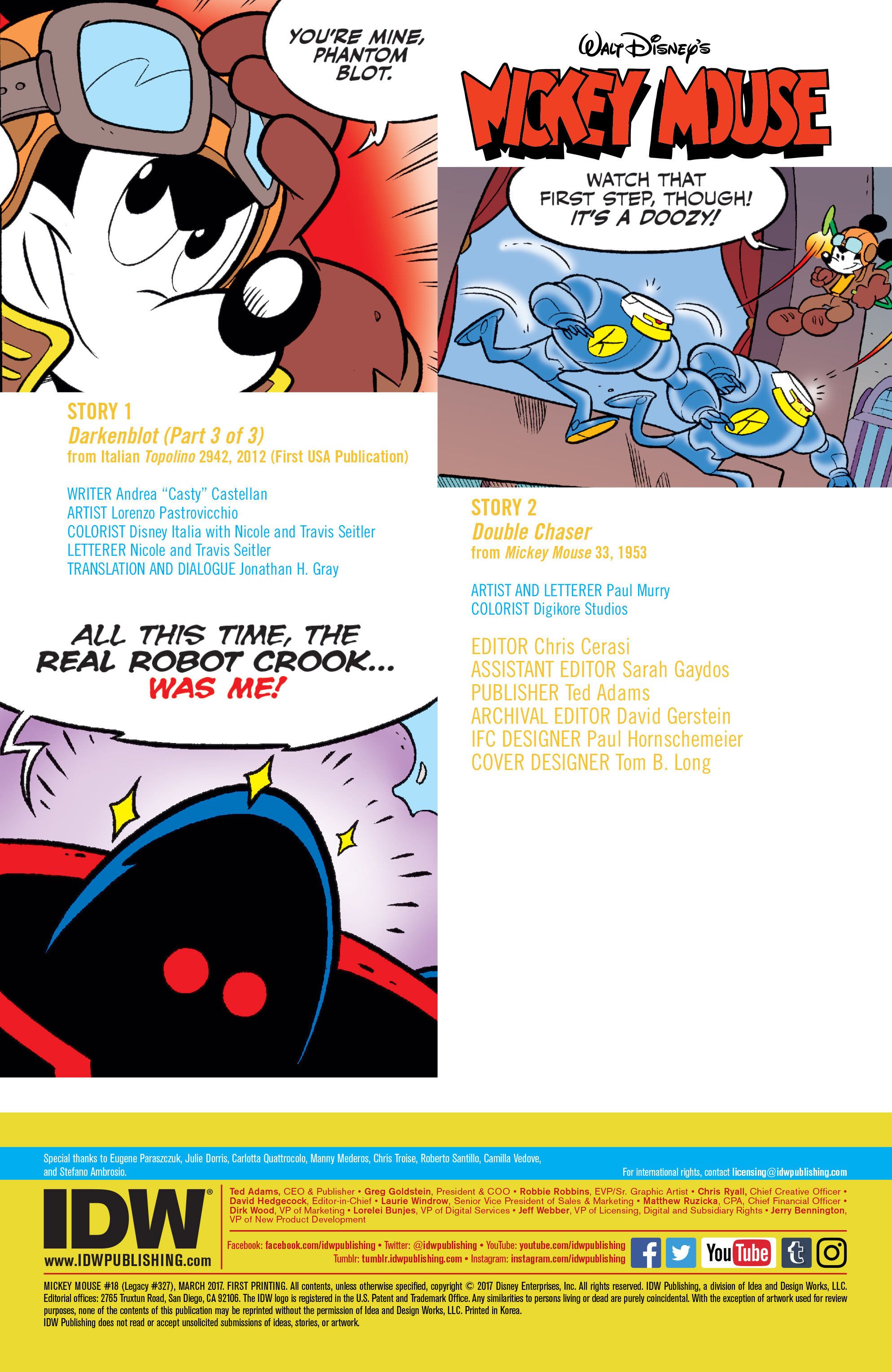 Read online Mickey Mouse (2015) comic -  Issue #18 - 2