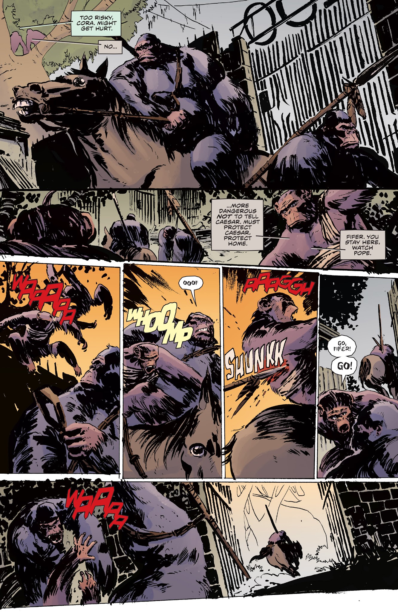 Read online Dawn of the Planet of the Apes comic -  Issue # TPB - 80