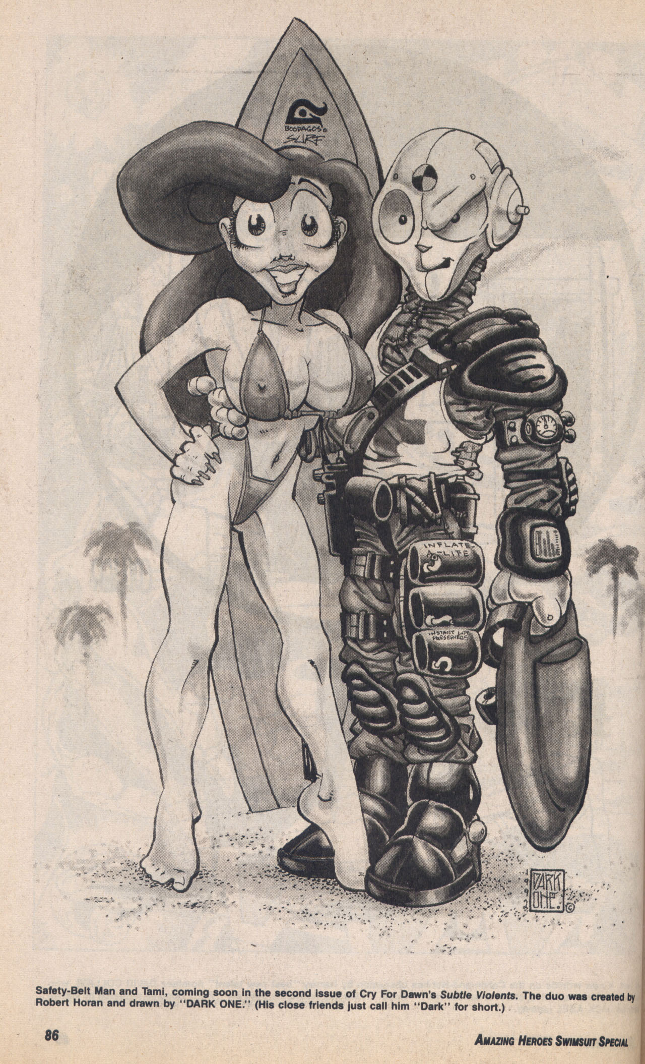 Read online Amazing Heroes Swimsuit Special comic -  Issue # TPB 3 - 85