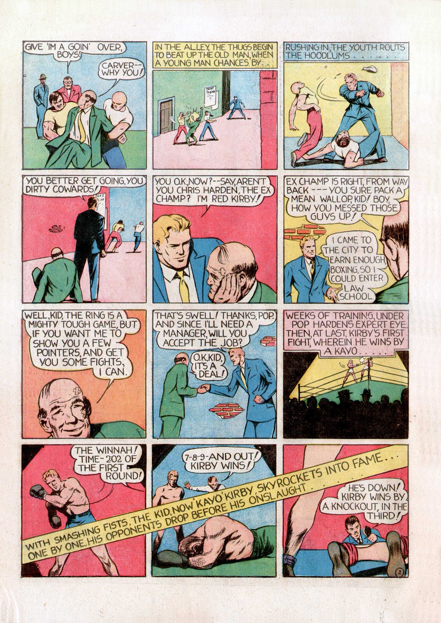 Read online Fight Comics comic -  Issue #1 - 26