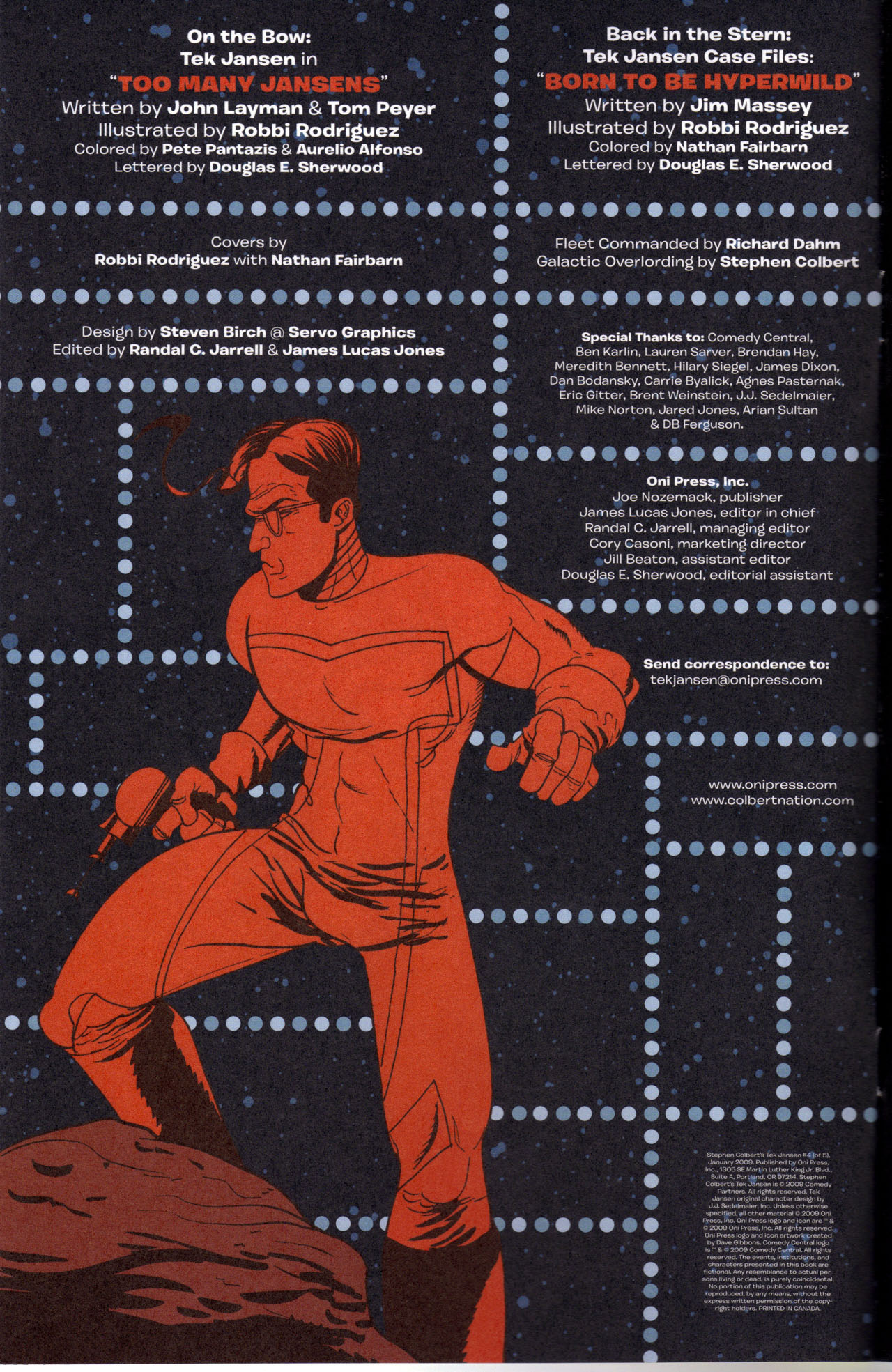 Read online Stephen Colbert's Tek Jansen comic -  Issue #4 - 2