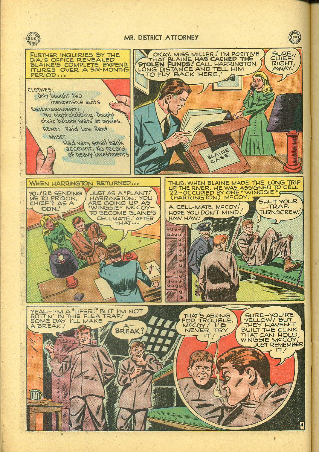 Read online Mr. District Attorney comic -  Issue #2 - 6