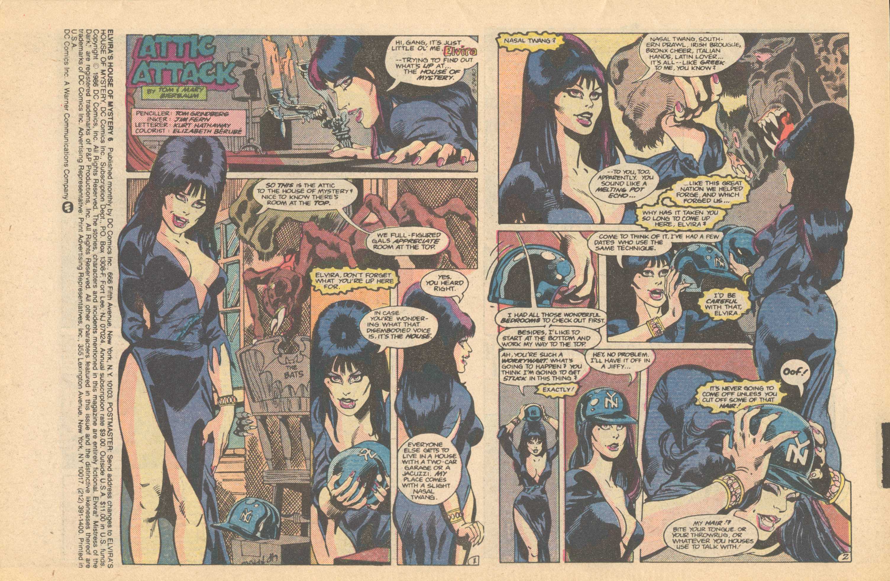 Read online Elvira's House of Mystery comic -  Issue #6 - 3