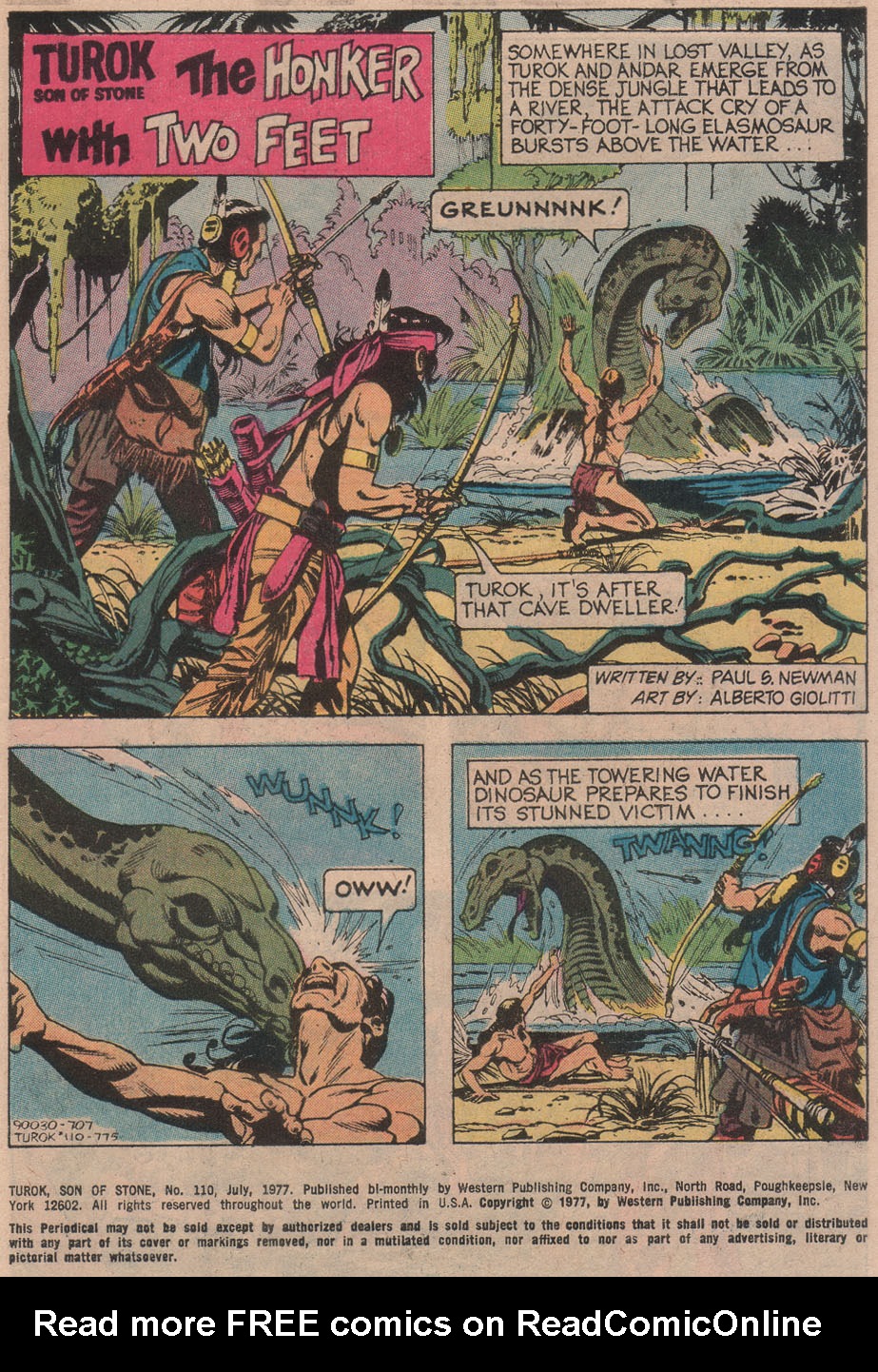 Read online Turok, Son of Stone comic -  Issue #110 - 3