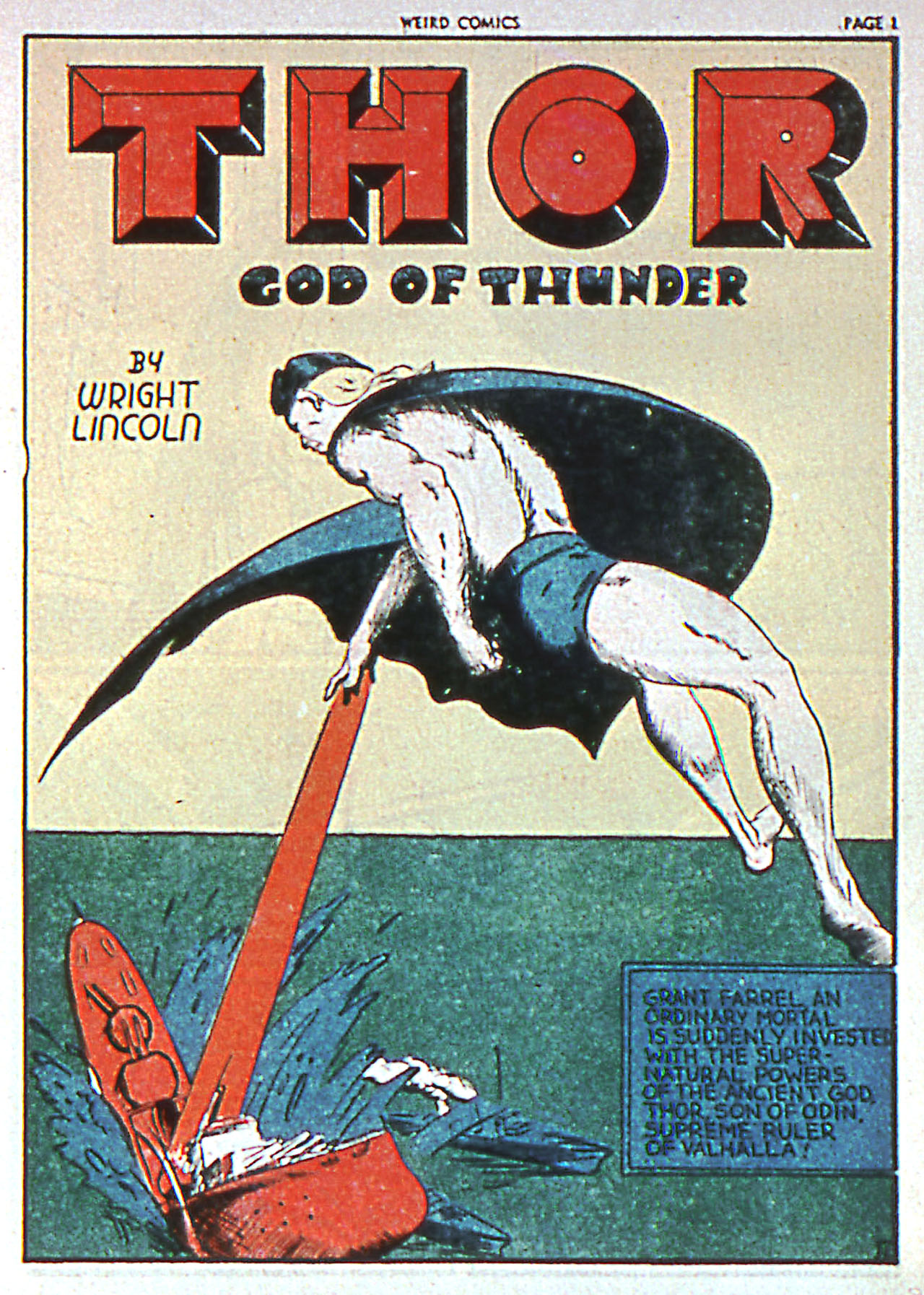 Read online Weird Comics comic -  Issue #1 - 3