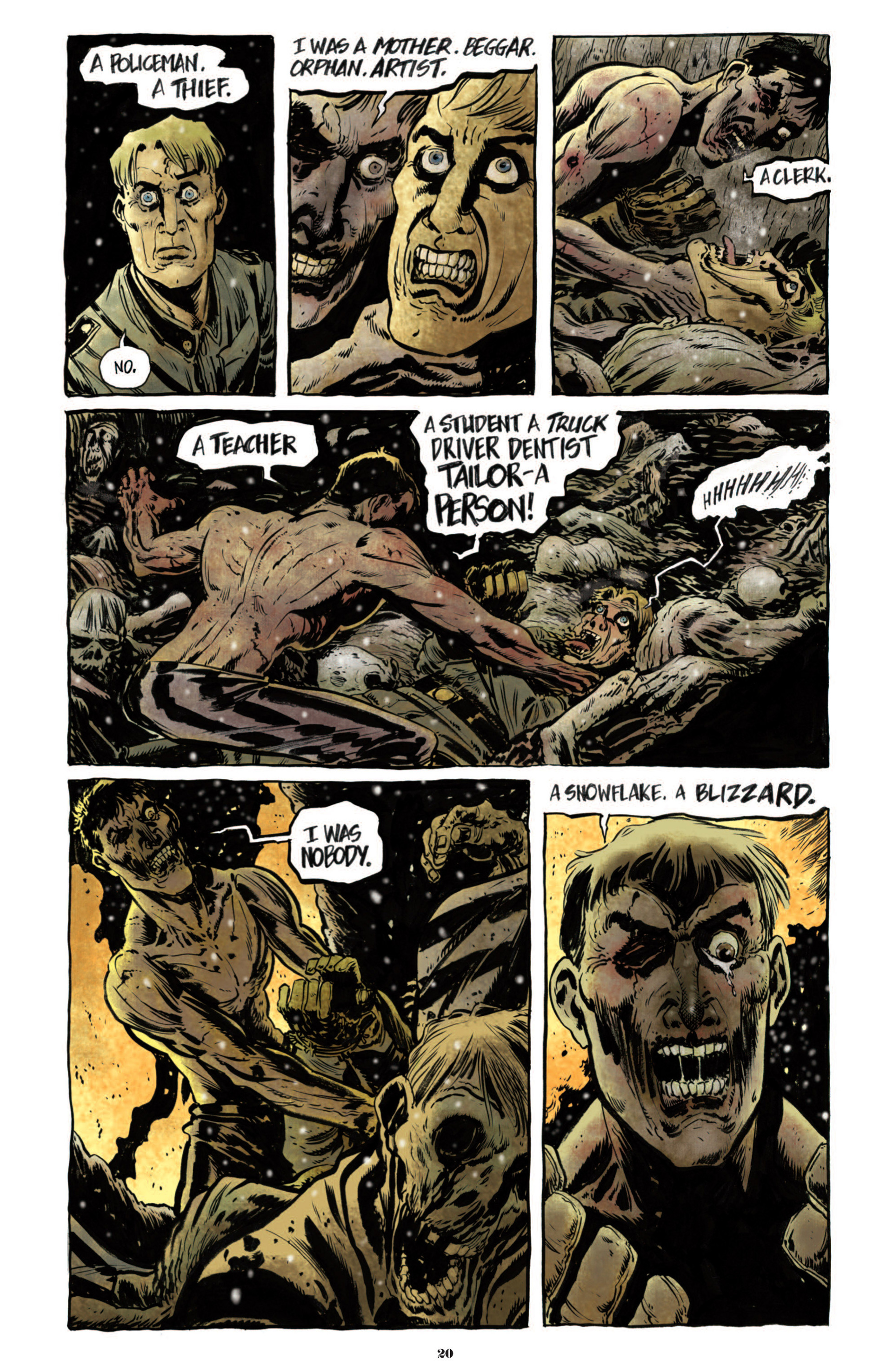 Read online The Crow: Skinning the Wolves comic -  Issue #3 - 21