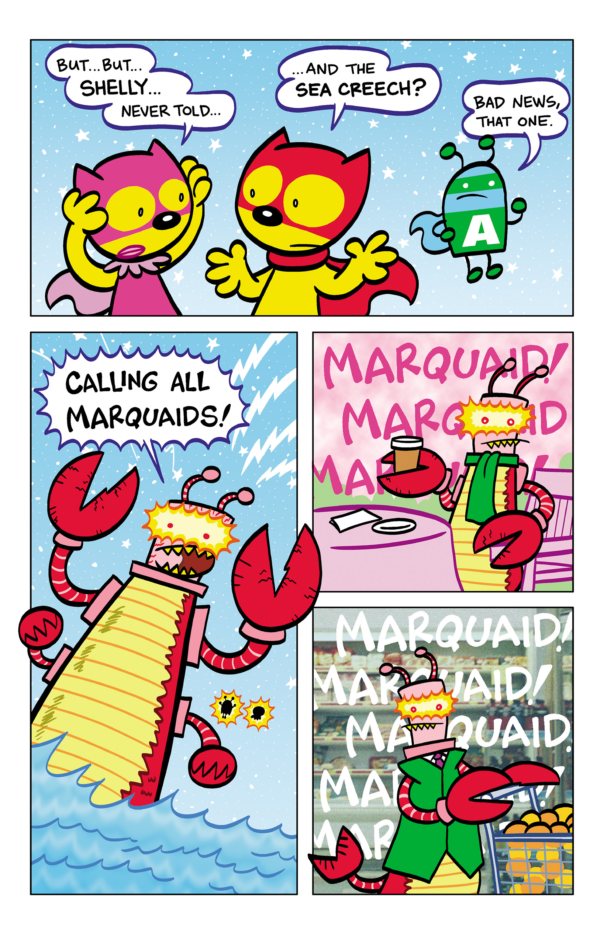 Read online Aw Yeah Comics: Action Cat & Adventure Bug comic -  Issue #4 - 12