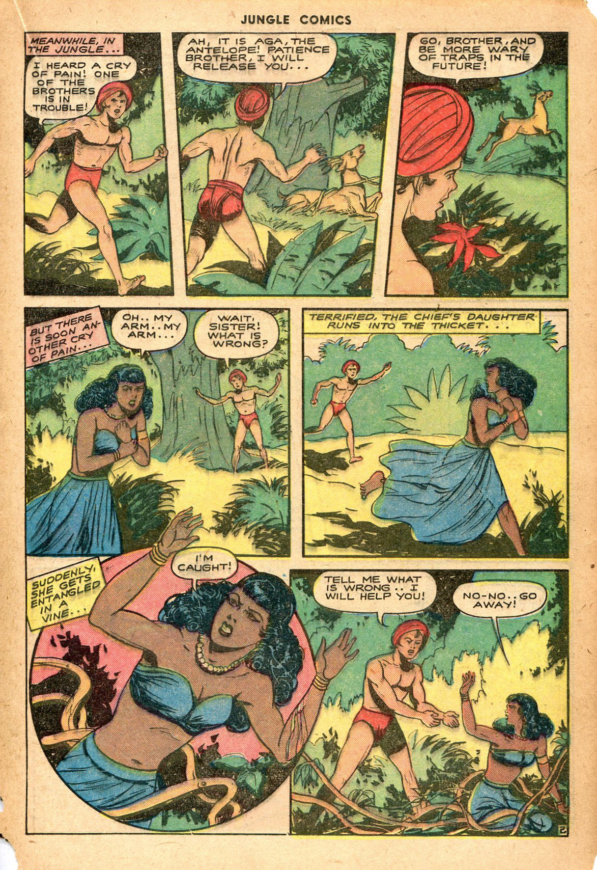 Read online Jungle Comics comic -  Issue #55 - 30