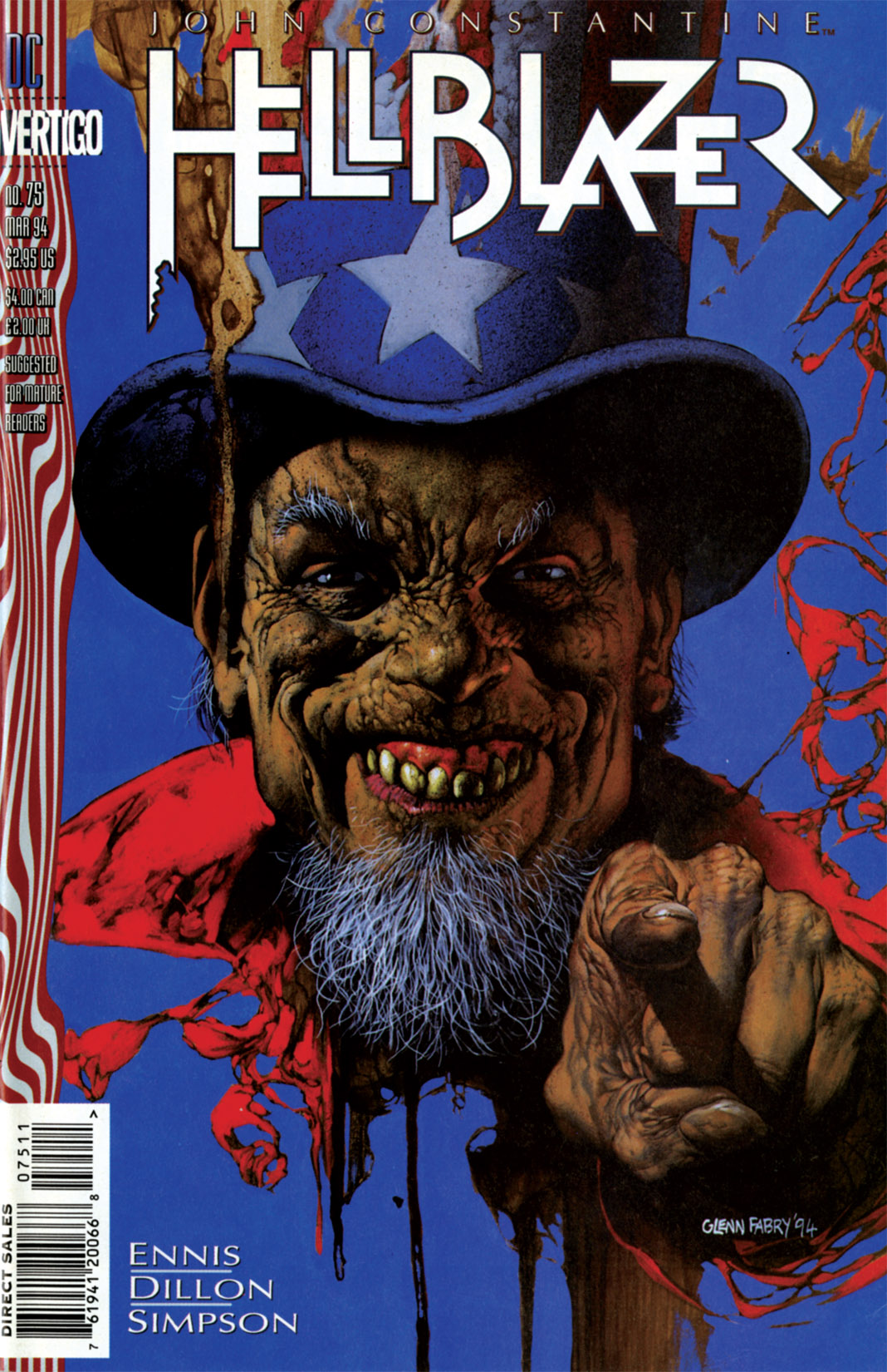 Read online Hellblazer comic -  Issue #75 - 1