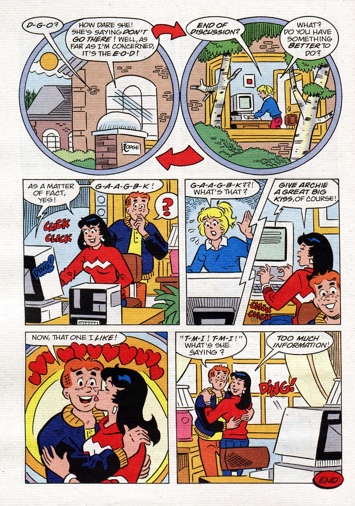 Read online Betty and Veronica Digest Magazine comic -  Issue #144 - 7