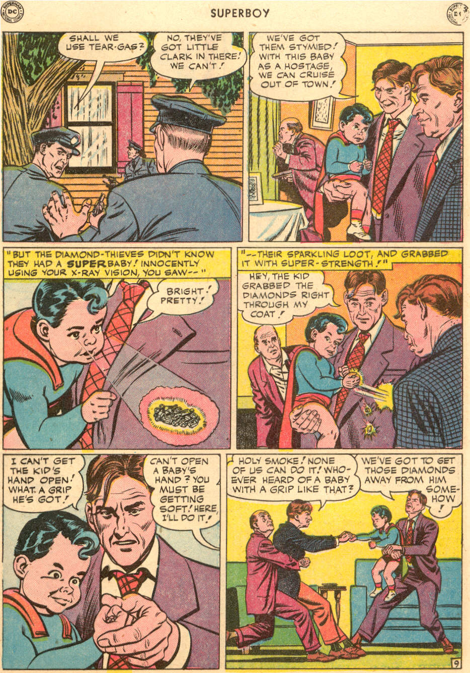 Read online Superboy (1949) comic -  Issue #8 - 10