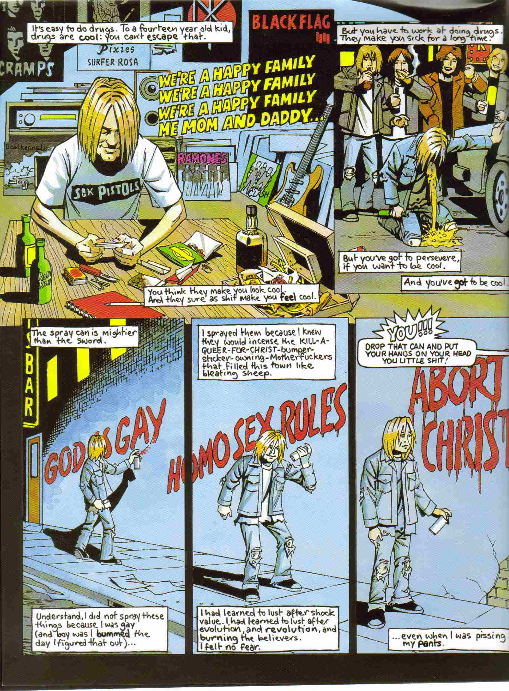 Read online GodSpeed: The Kurt Cobain Graphic comic -  Issue # TPB - 23