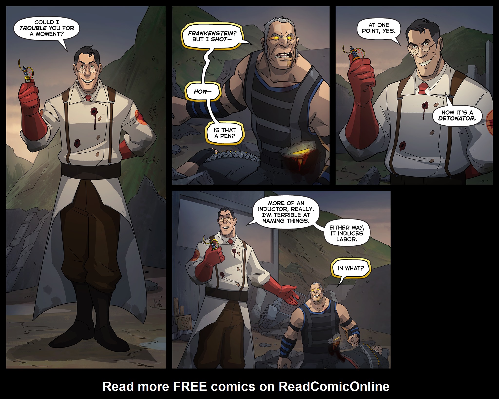 Read online Team Fortress 2 comic -  Issue #6 - 230