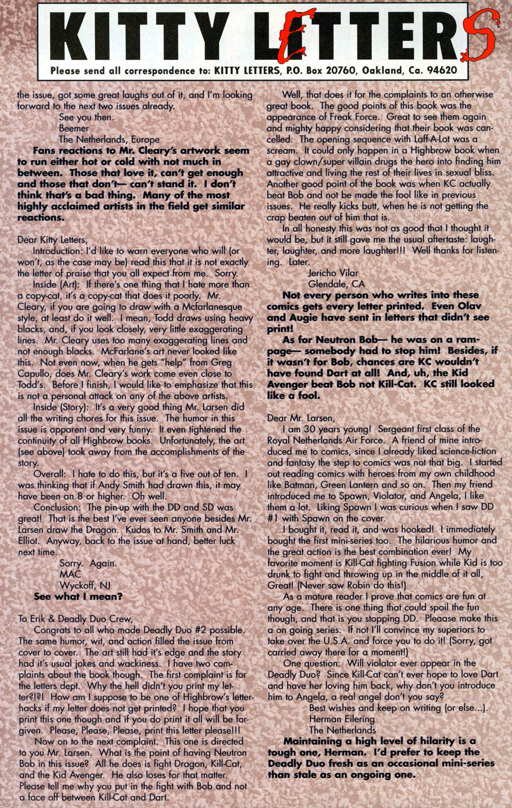 Read online Deadly Duo (1995) comic -  Issue #3 - 27