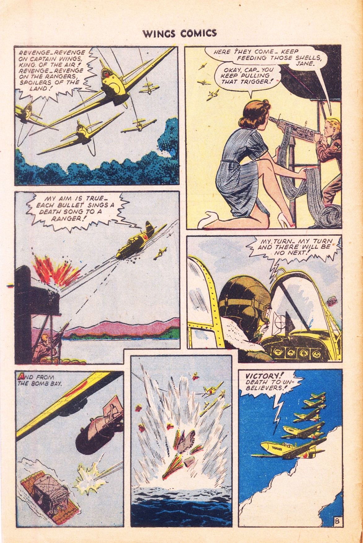 Read online Wings Comics comic -  Issue #57 - 10