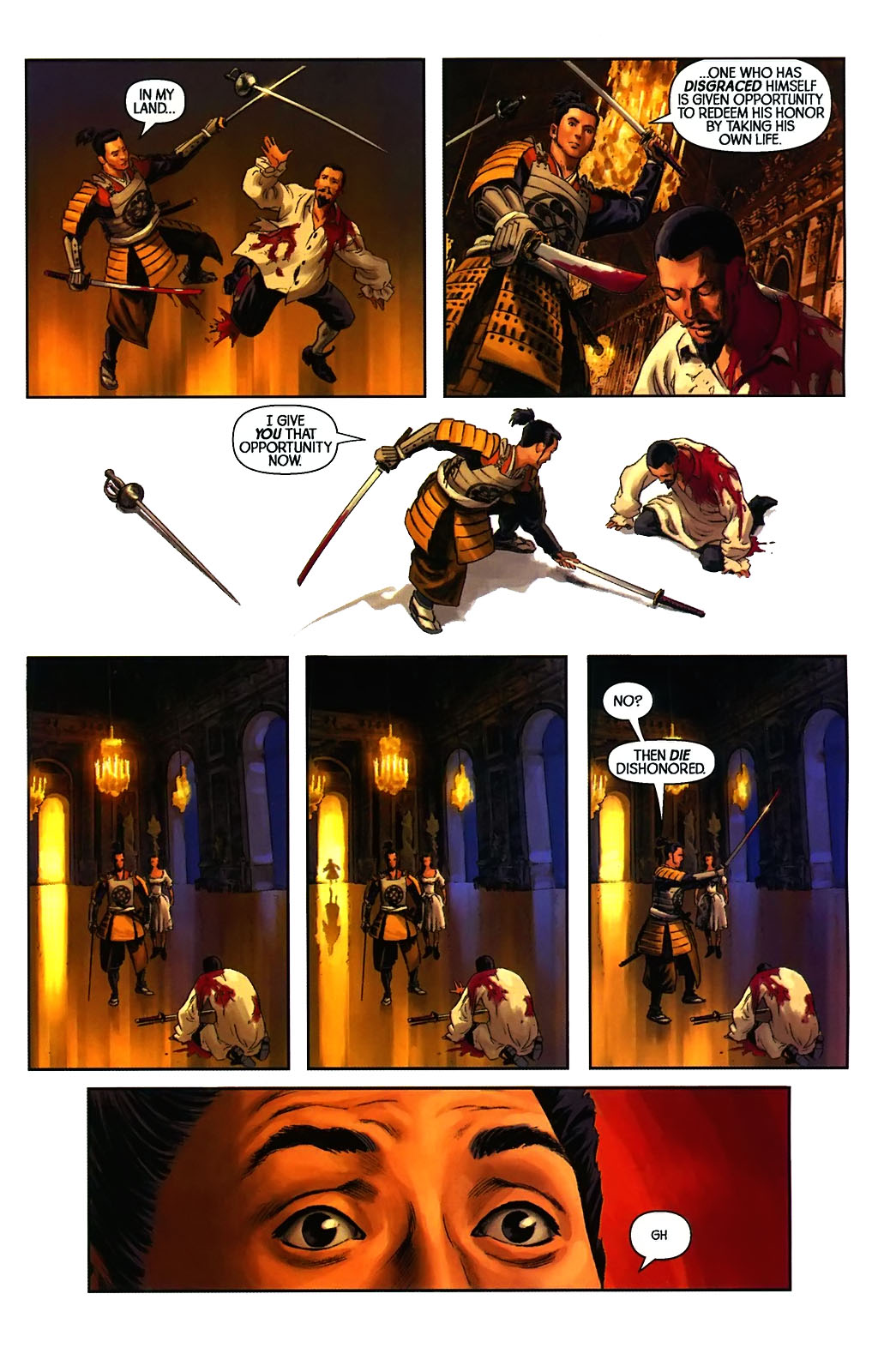 Read online Samurai: Heaven and Earth comic -  Issue #5 - 19