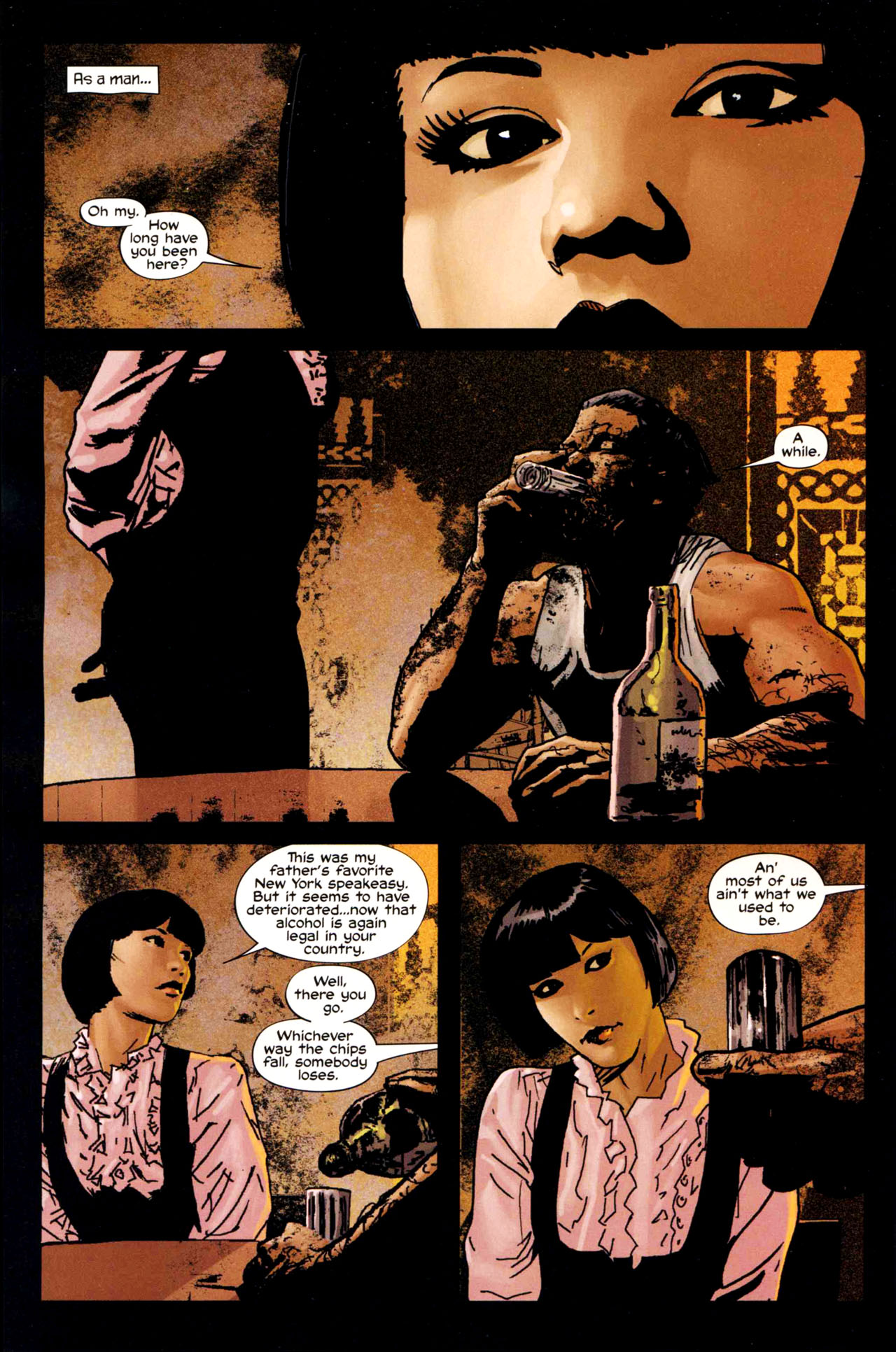 Read online Wolverine Noir comic -  Issue #3 - 10