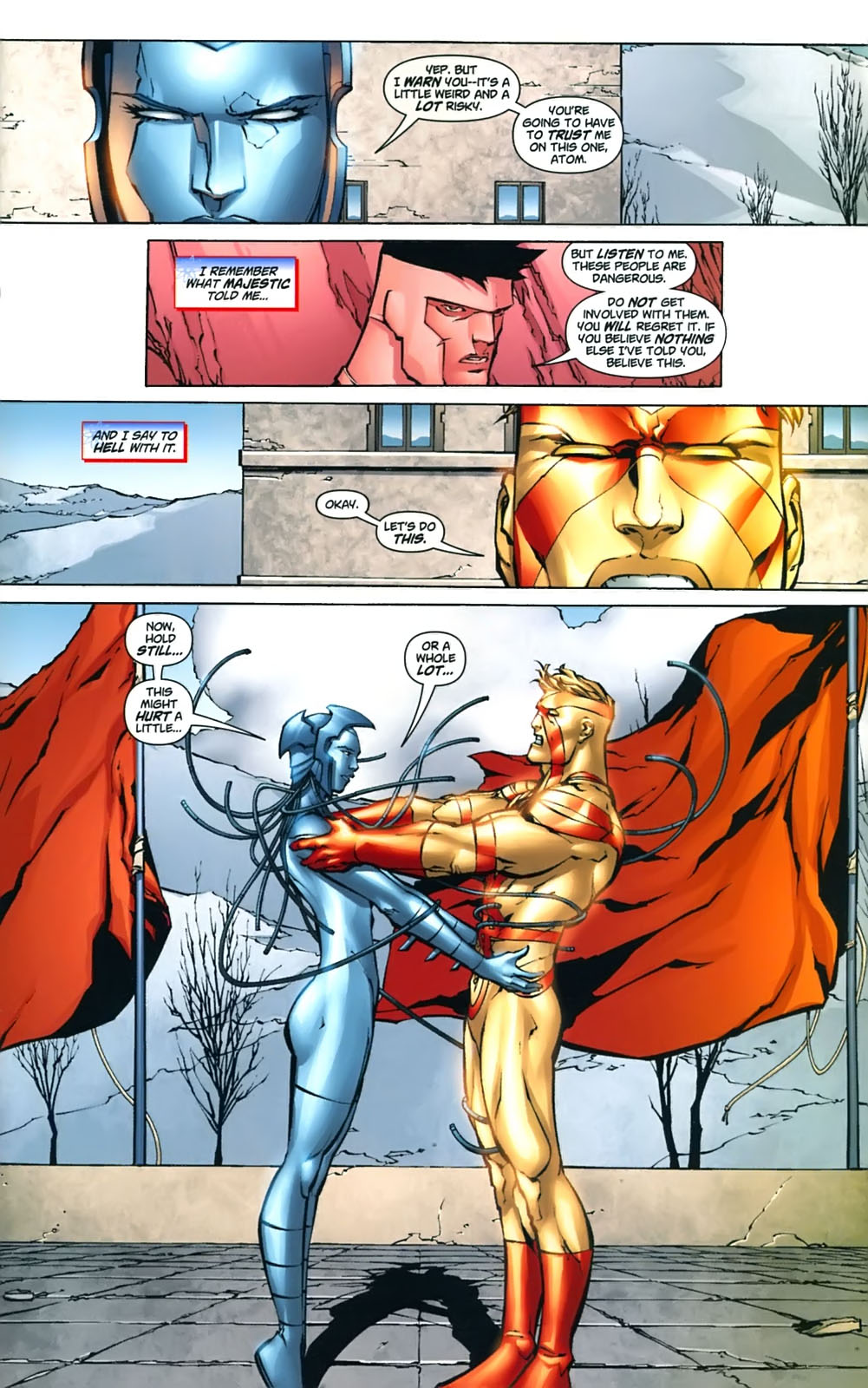 Read online Captain Atom: Armageddon comic -  Issue #6 - 13