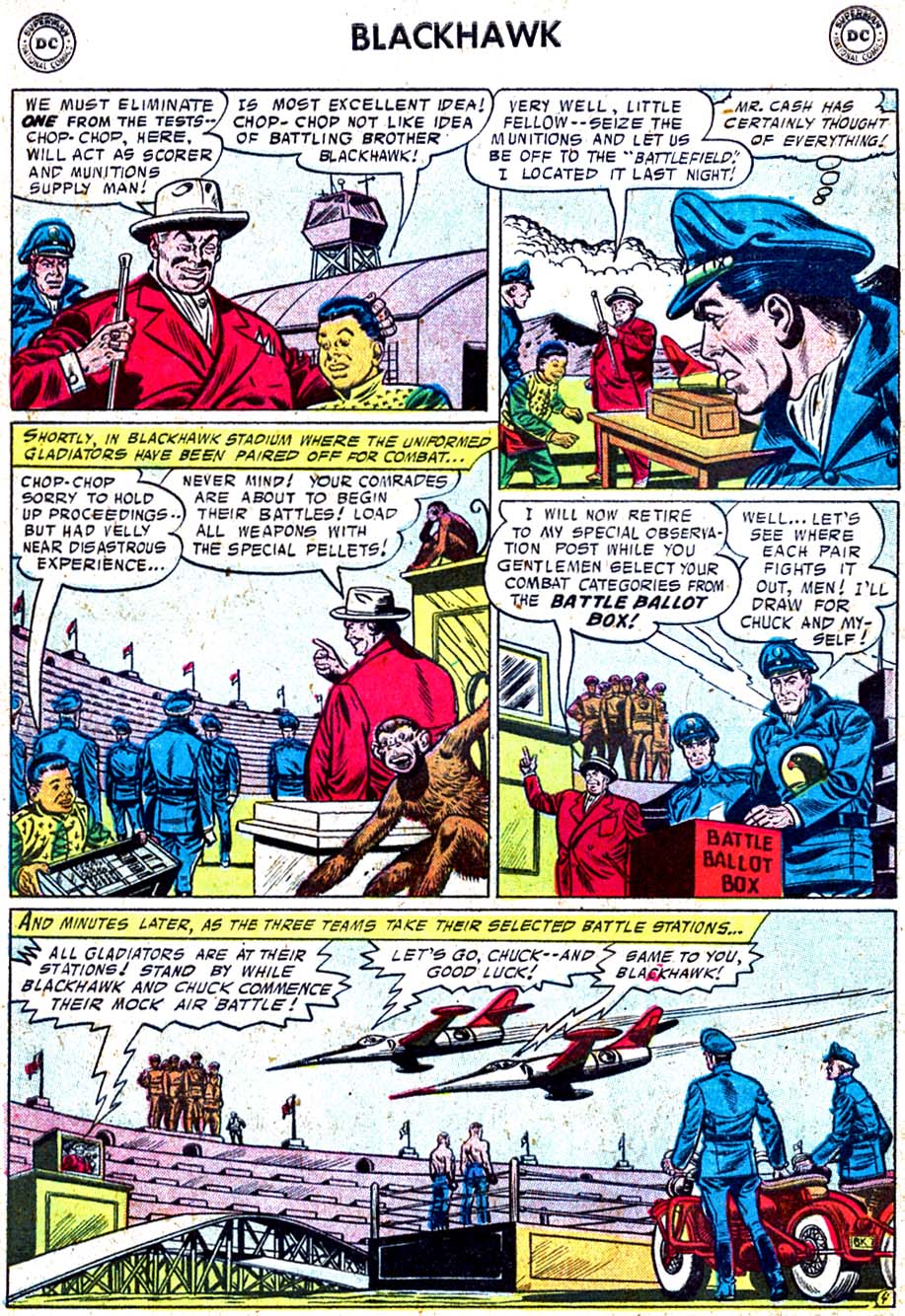 Read online Blackhawk (1957) comic -  Issue #114 - 6