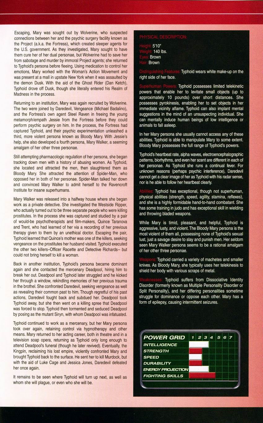 Official Handbook of the Marvel Universe: Daredevil 2004 issue Full - Page 46
