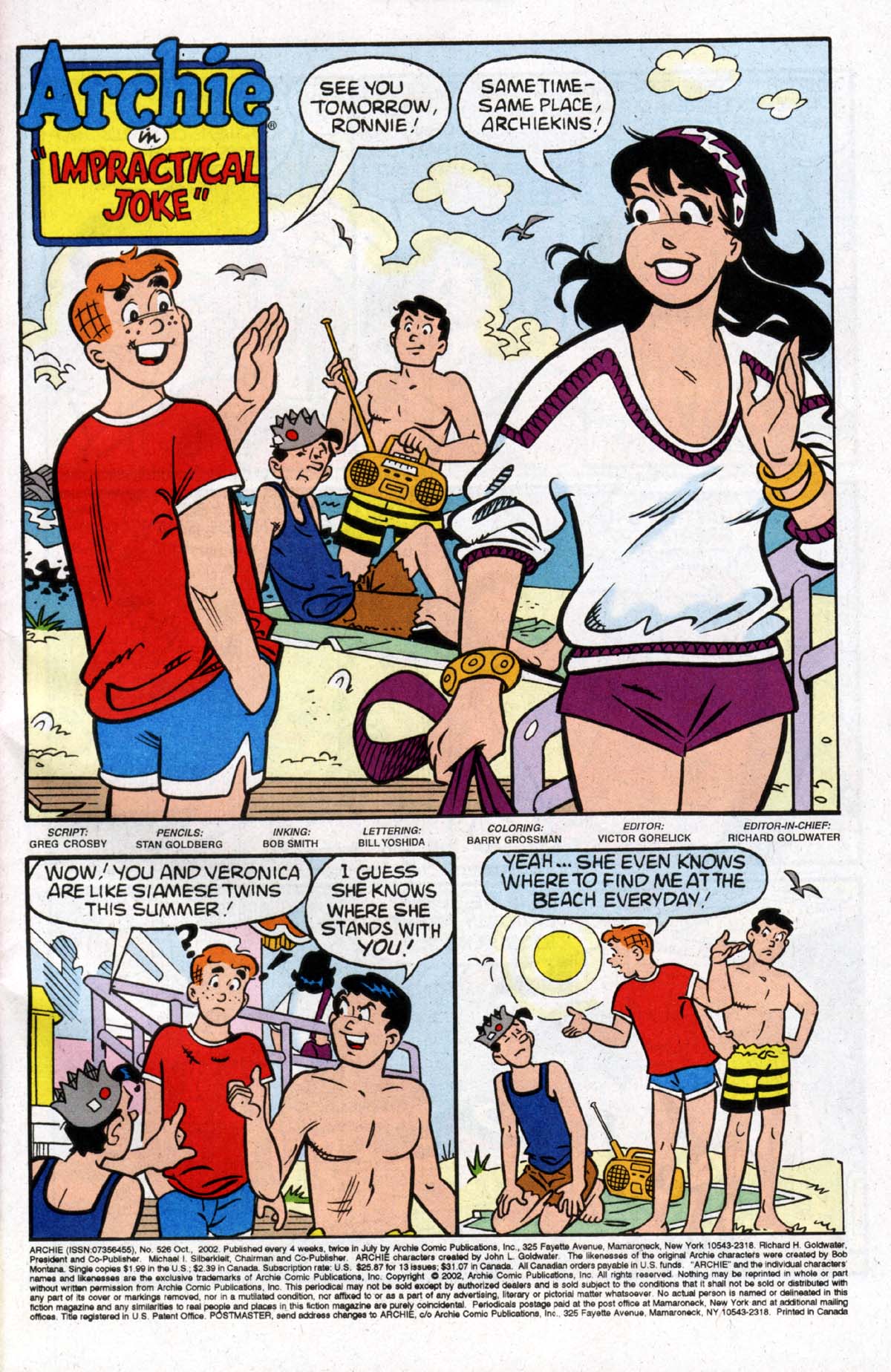 Read online Archie (1960) comic -  Issue #526 - 2