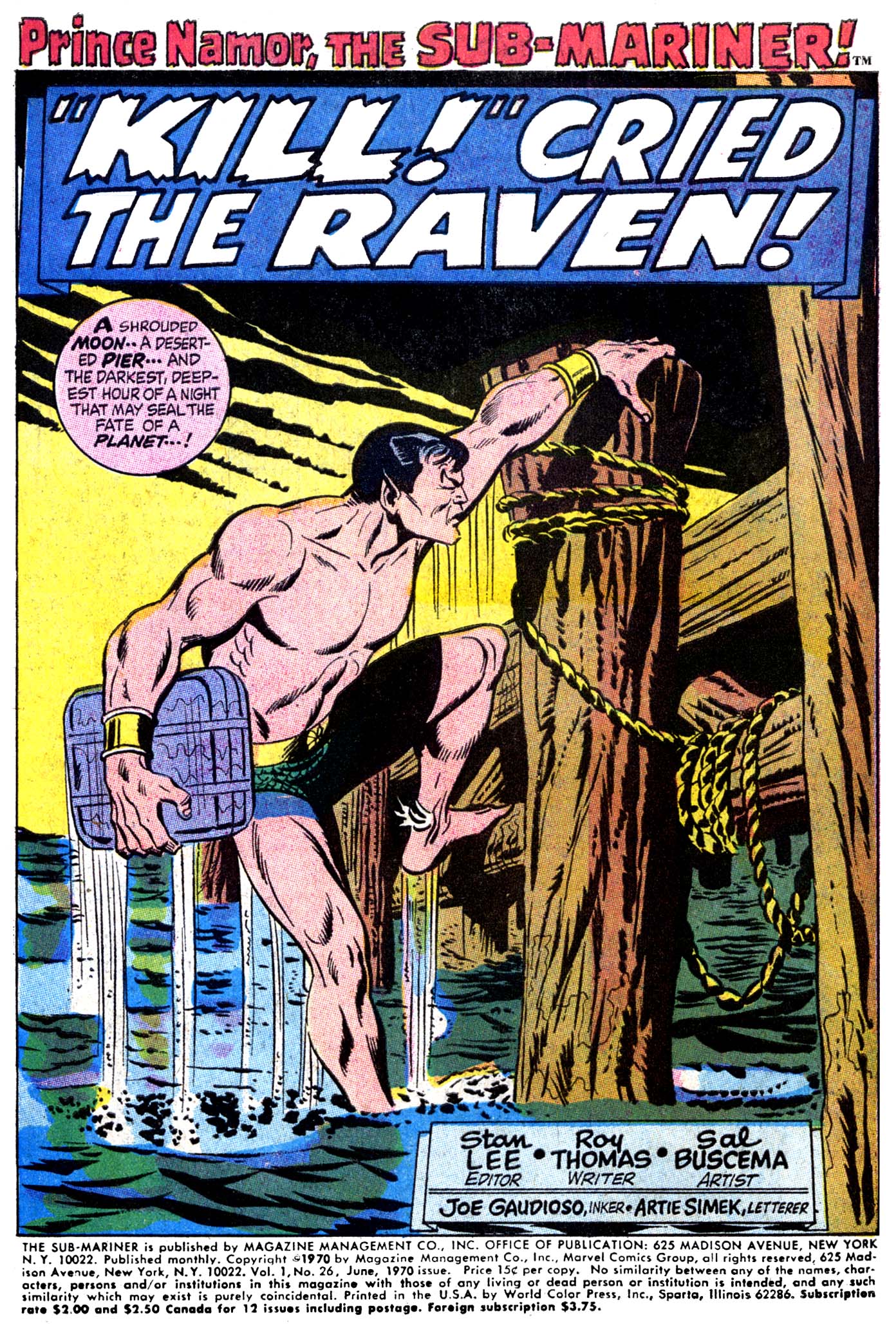 Read online The Sub-Mariner comic -  Issue #26 - 2