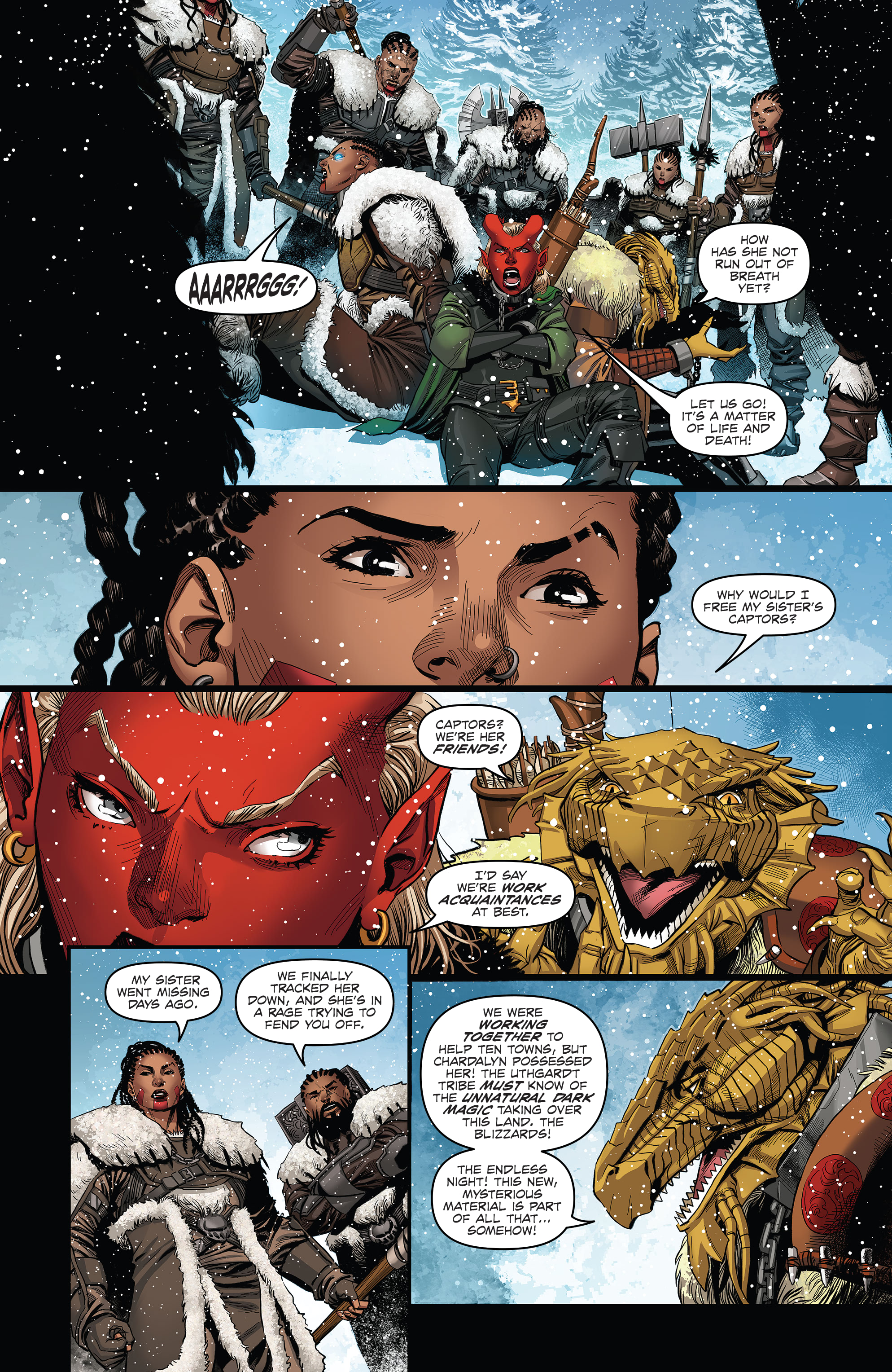 Read online Dungeons & Dragons: At the Spine of the World comic -  Issue #3 - 14