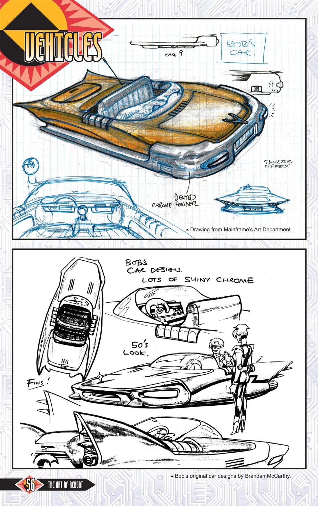 Read online The Art of Reboot comic -  Issue # TPB - 55