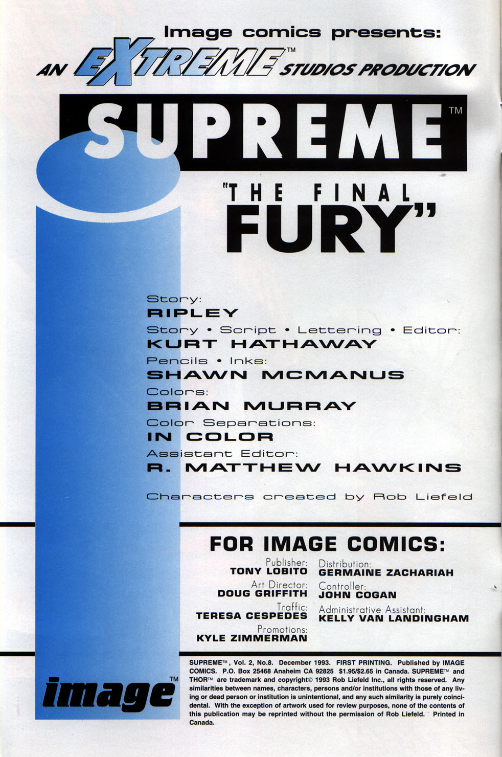 Read online Supreme (1992) comic -  Issue #8 - 2