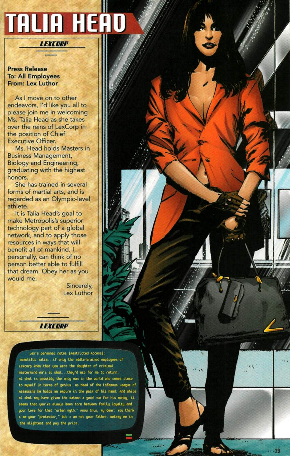 Read online Secret Files President Luthor comic -  Issue # Full - 23