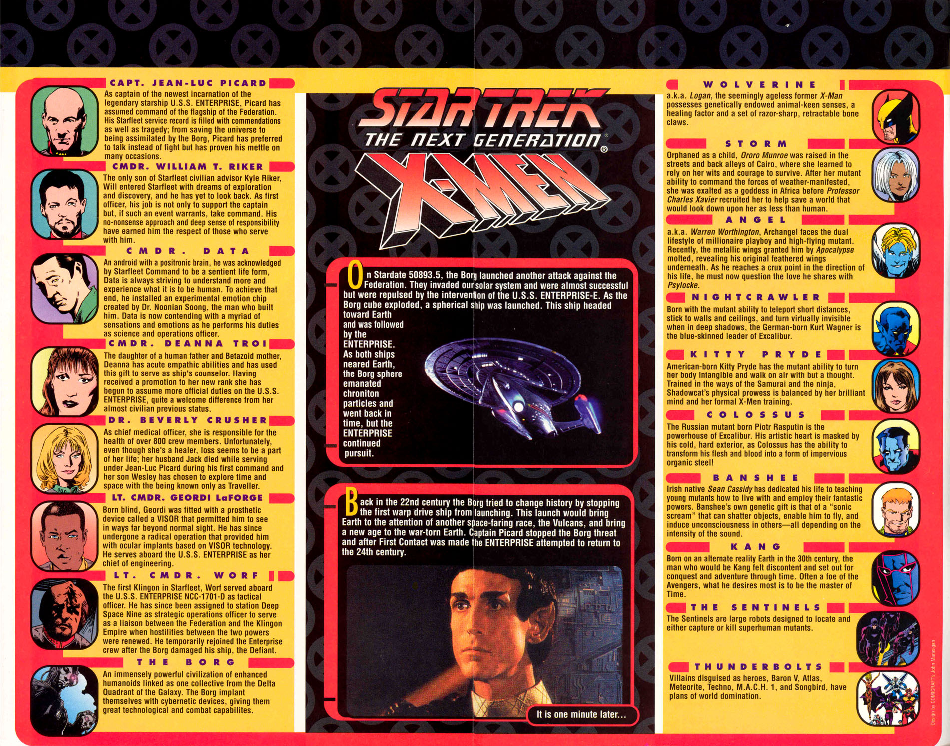 Read online Star Trek: The Next Generation/X-Men: Second Contact comic -  Issue # Full - 3