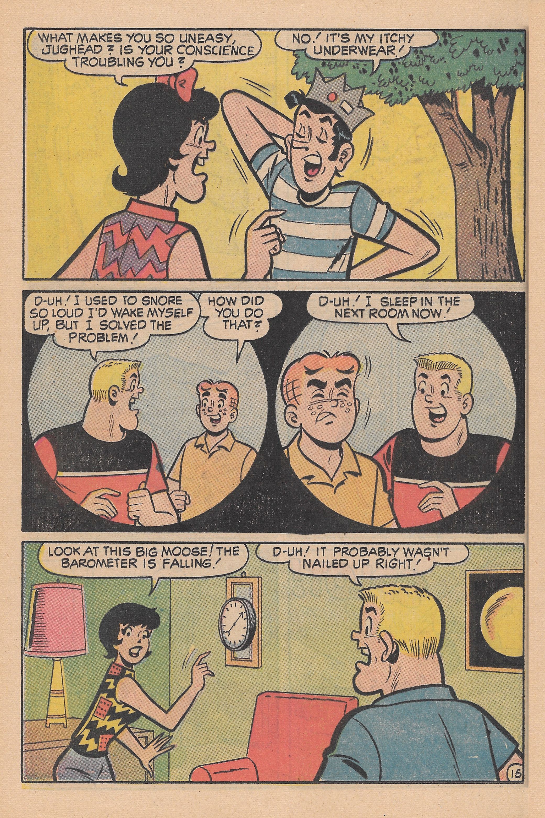 Read online Archie's TV Laugh-Out comic -  Issue #5 - 38