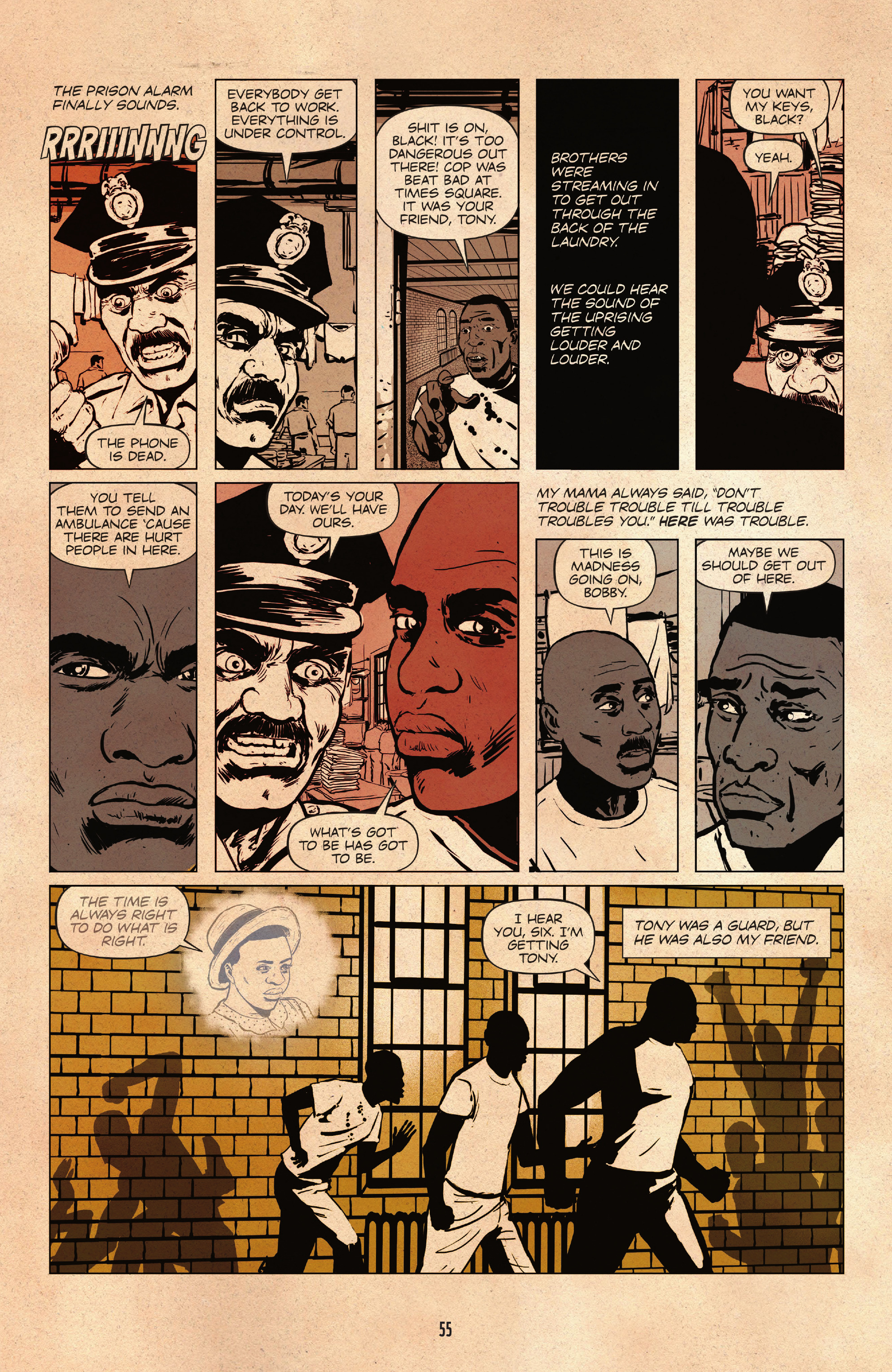 Read online Big Black: Stand At Attica comic -  Issue # TPB (Part 1) - 54