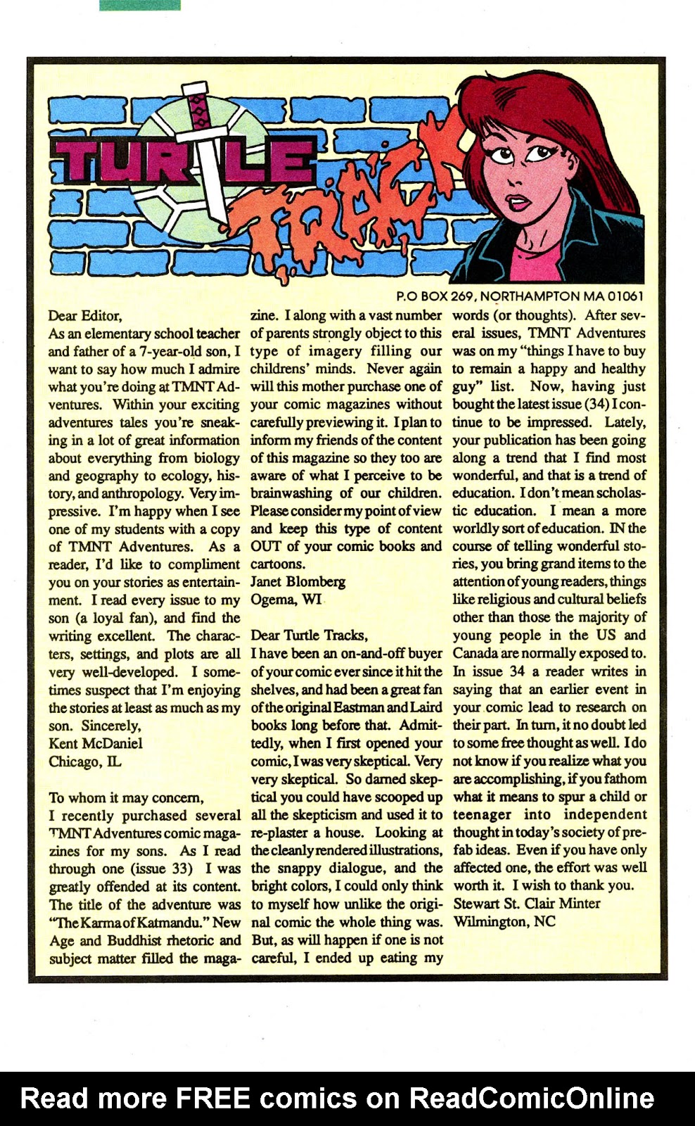 Teenage Mutant Ninja Turtles Adventures (1989) issue 36 - Page 32