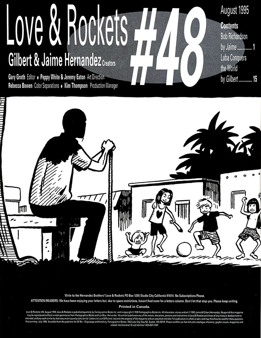 Read online Love and Rockets (1982) comic -  Issue #48 - 2