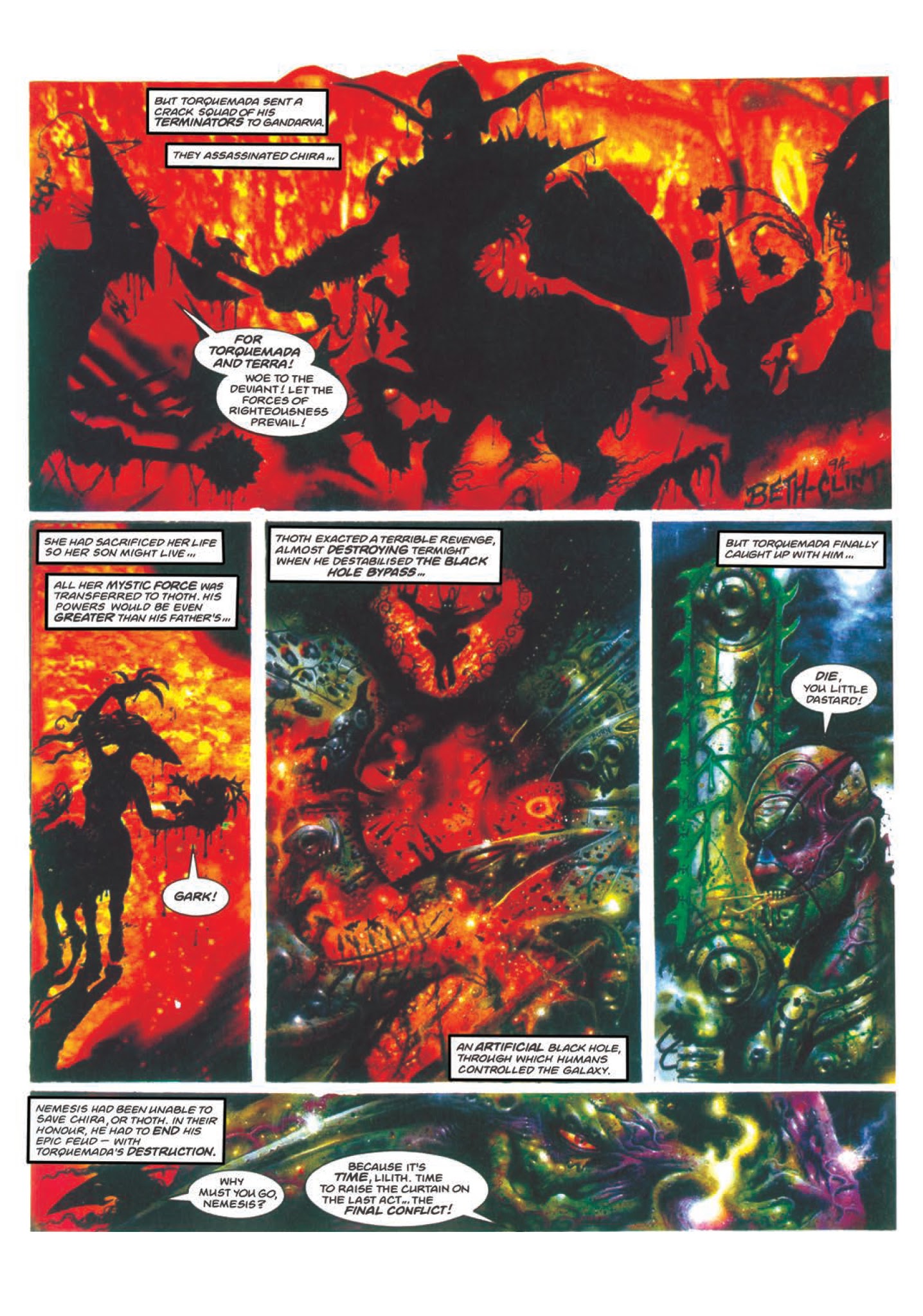 Read online The Complete Nemesis The Warlock comic -  Issue # TPB 3 - 130