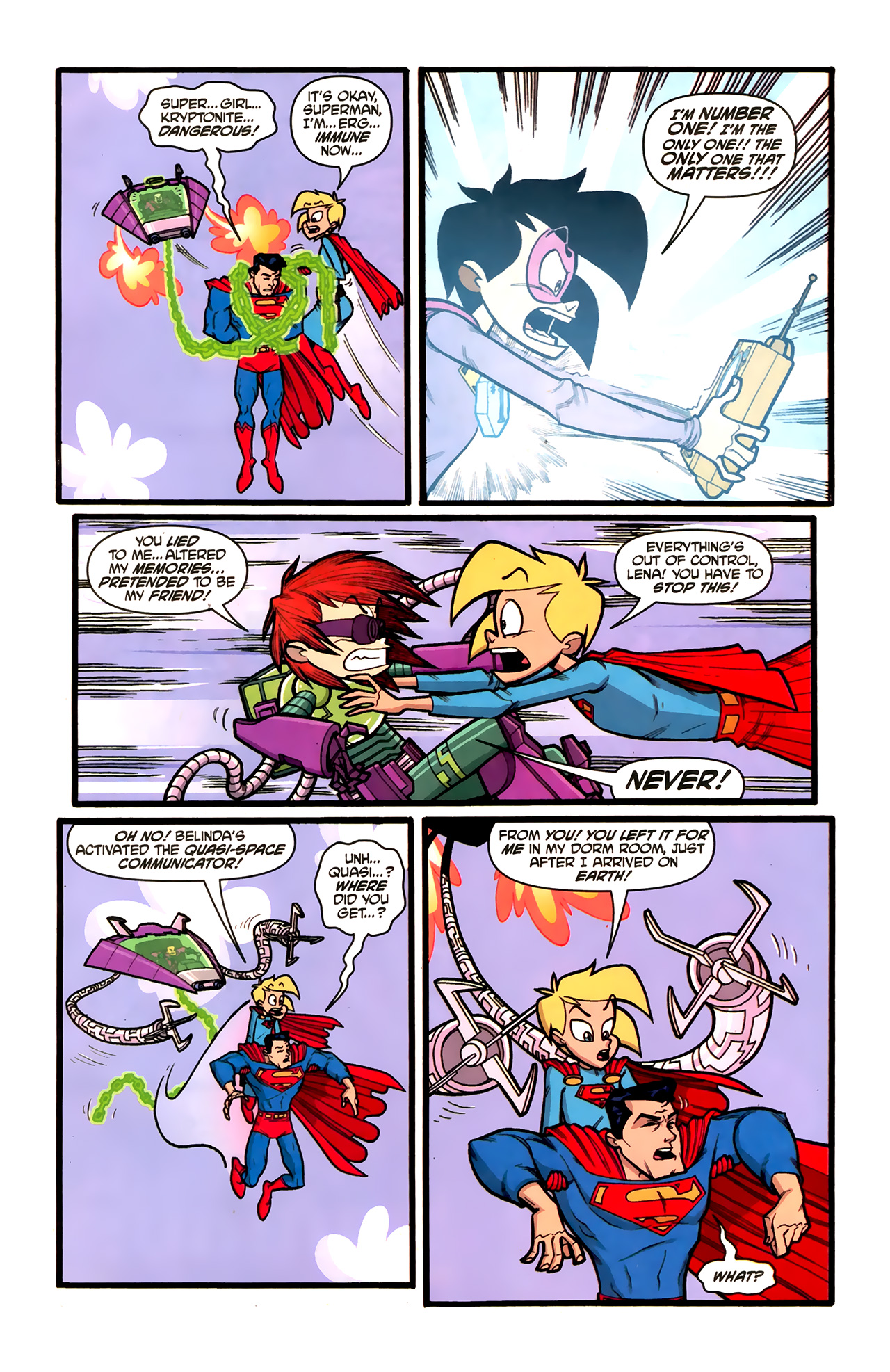Read online Supergirl: Cosmic Adventures in the 8th Grade comic -  Issue #5 - 22