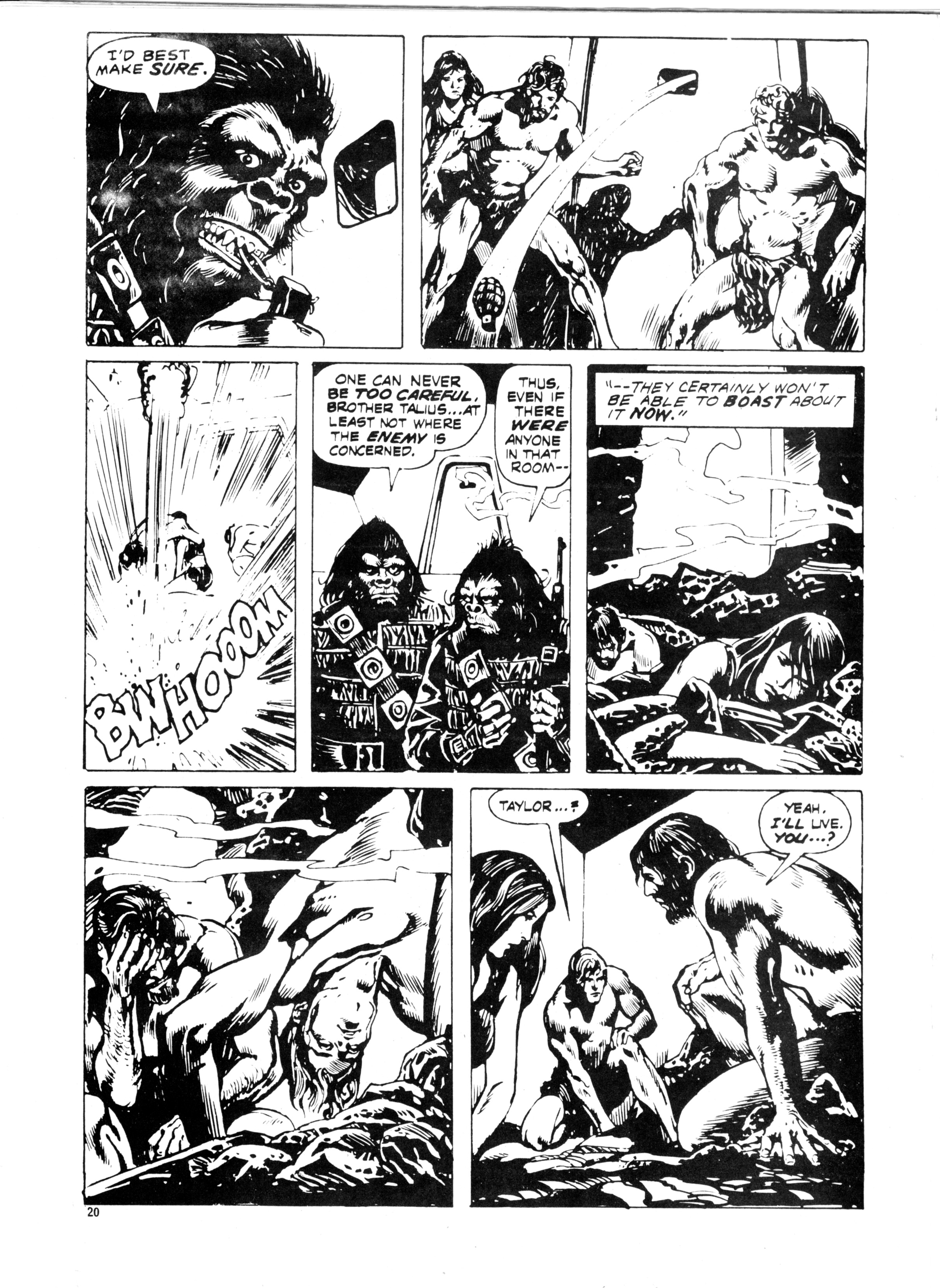 Read online Planet of the Apes (1974) comic -  Issue #123 - 20
