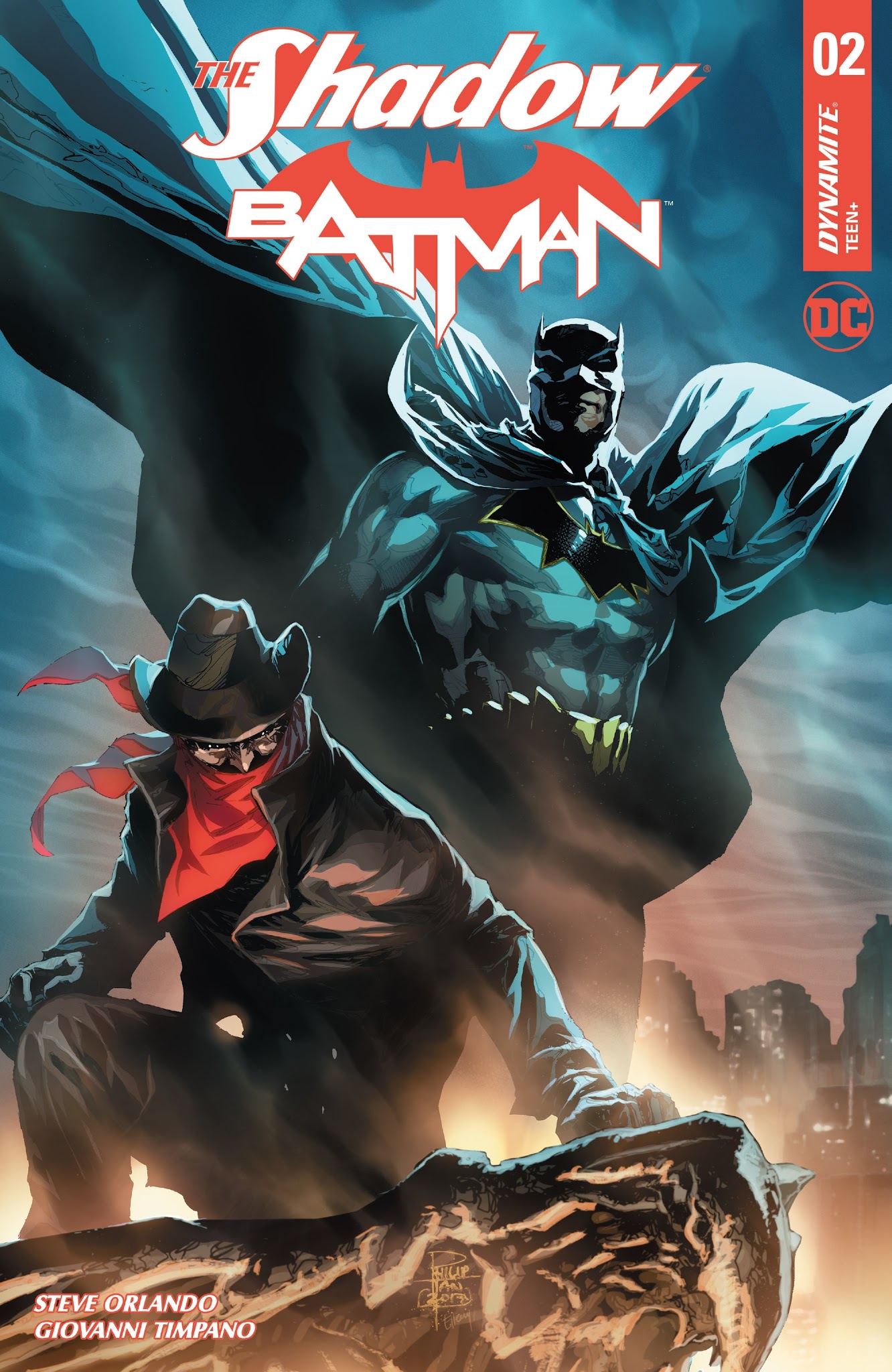 Read online The Shadow/Batman comic -  Issue #2 - 4