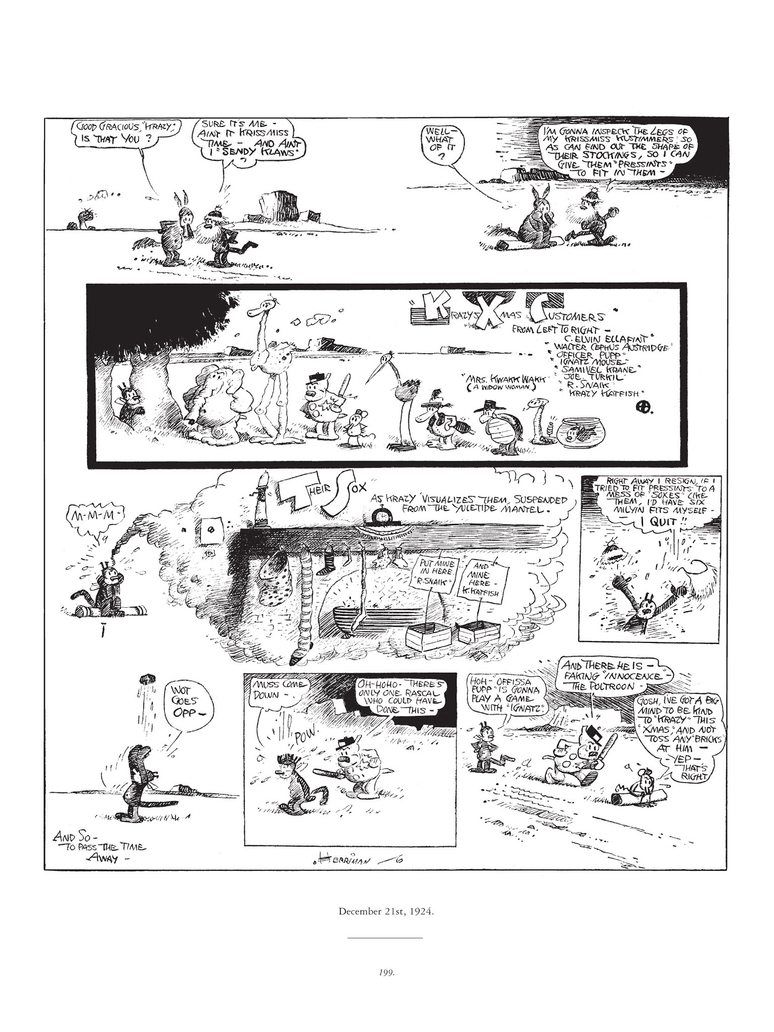 Read online Krazy & Ignatz comic -  Issue # TPB 3 - 199