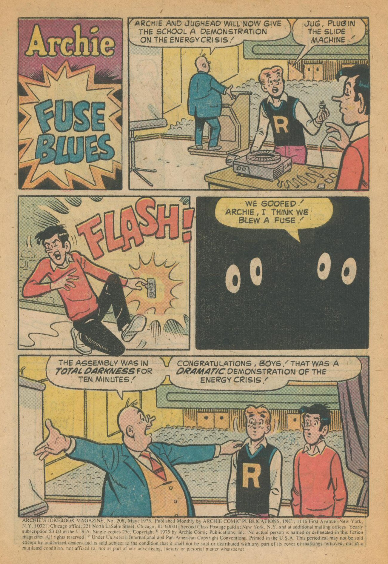 Read online Archie's Joke Book Magazine comic -  Issue #208 - 3