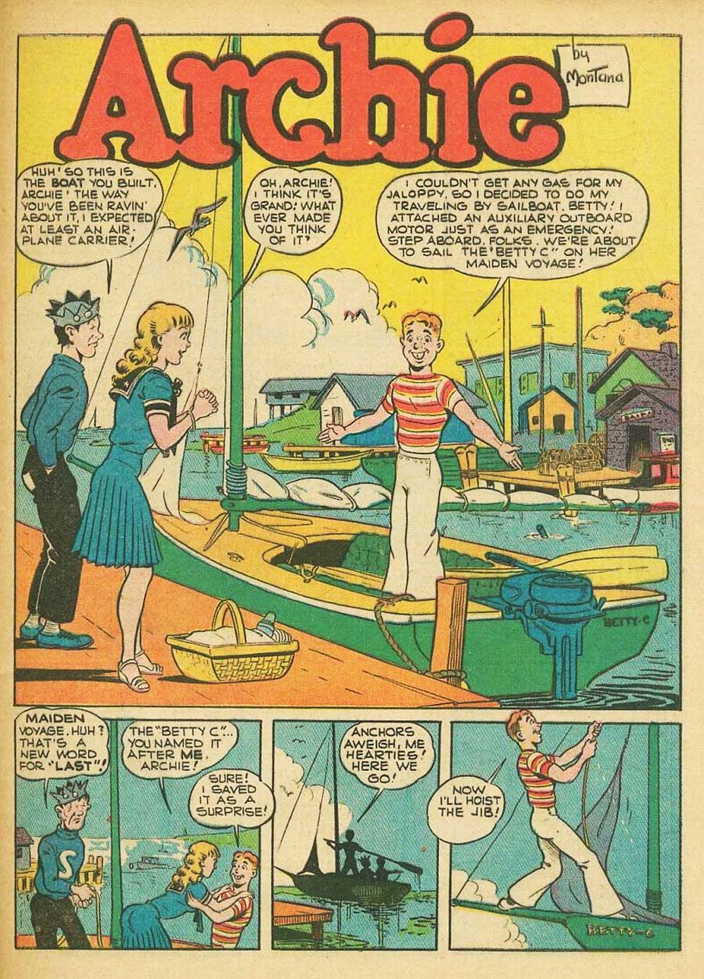 Read online Pep Comics comic -  Issue #32 - 55