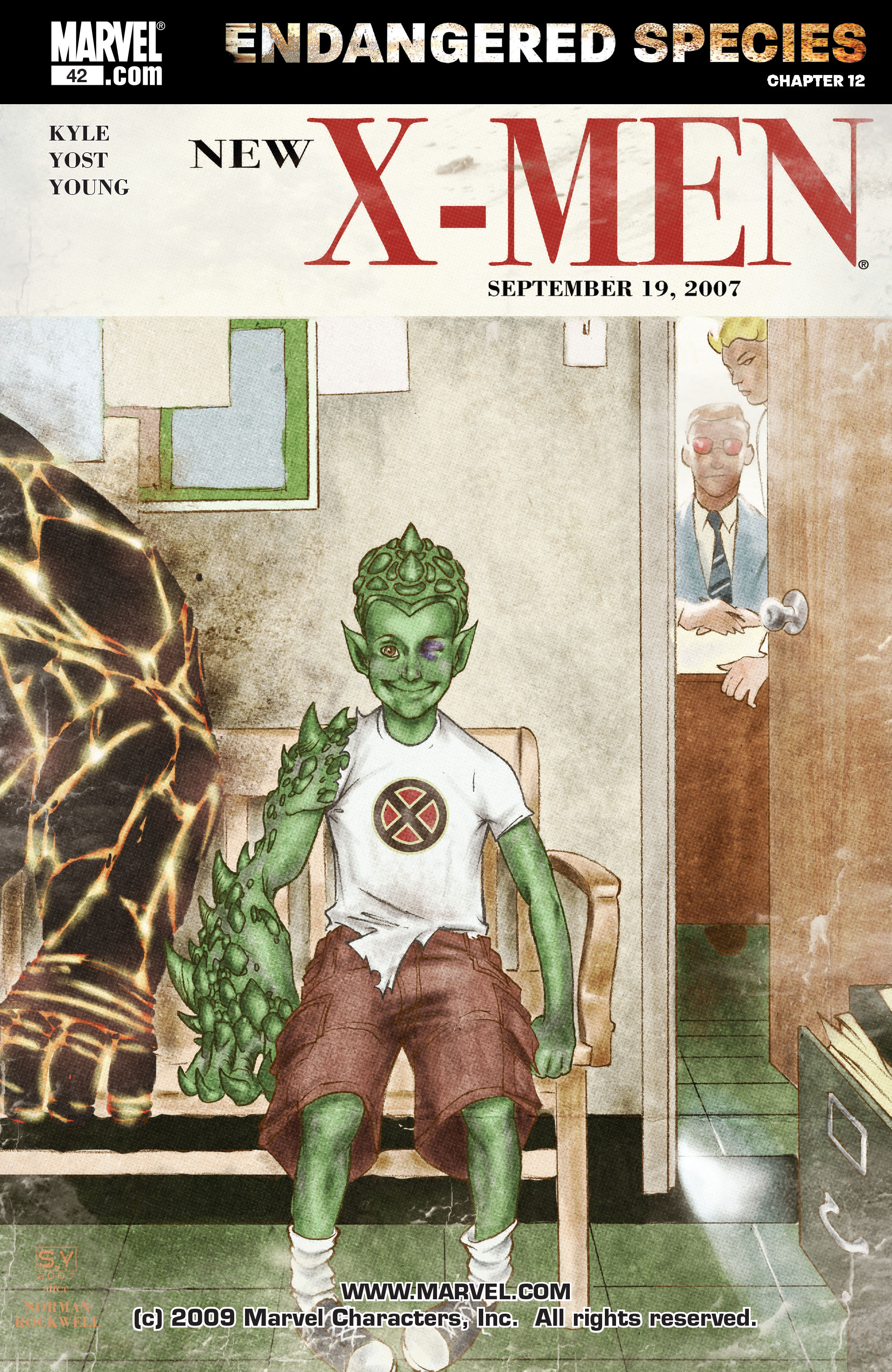 Read online New X-Men (2004) comic -  Issue #42 - 1